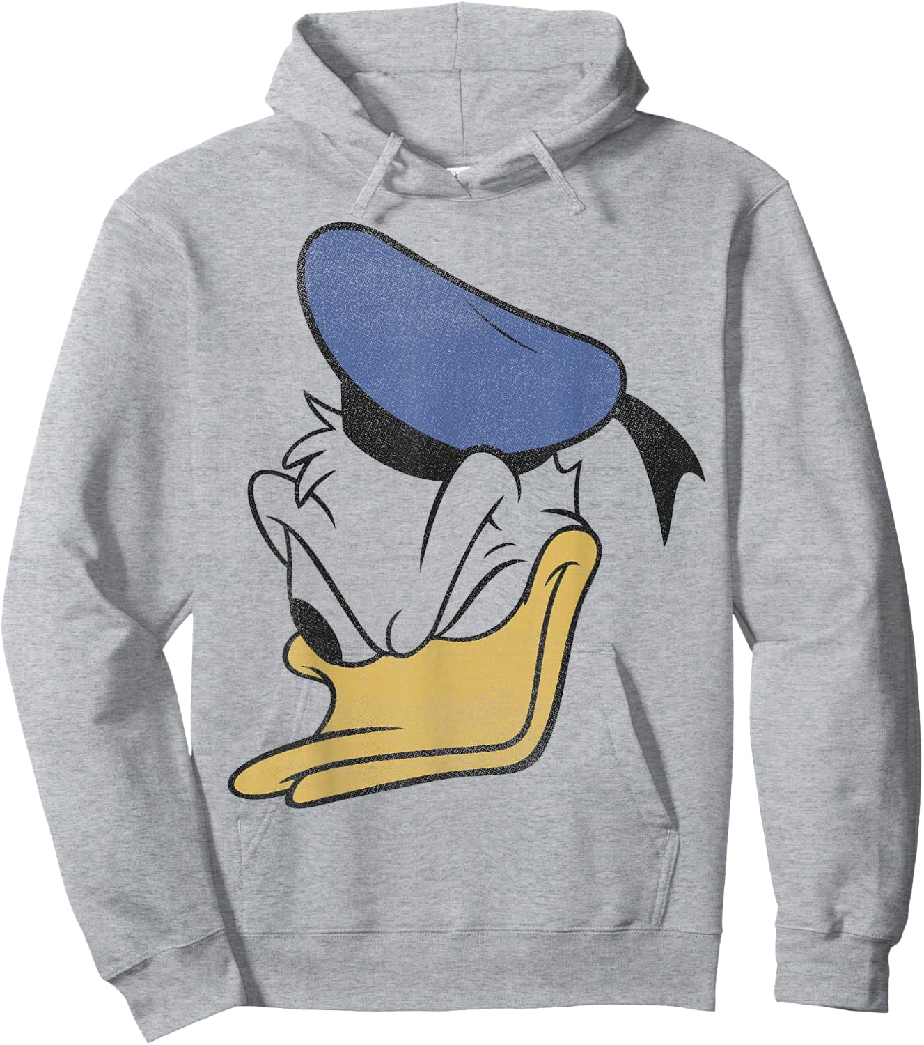 Disney Donald Duck Winking Face Portrait Hoodie - Hoodie | Ash