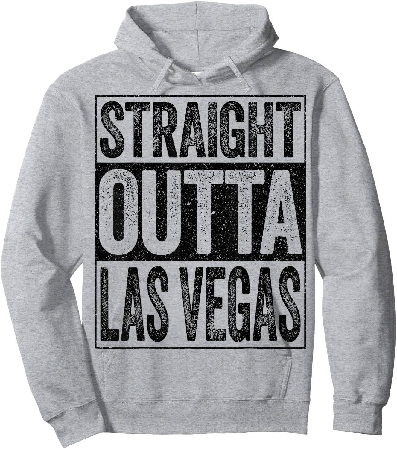 Straight Outta Las Vegas Shirt Men Women Kids Nevada State Hoodie - Hoodie | Ash