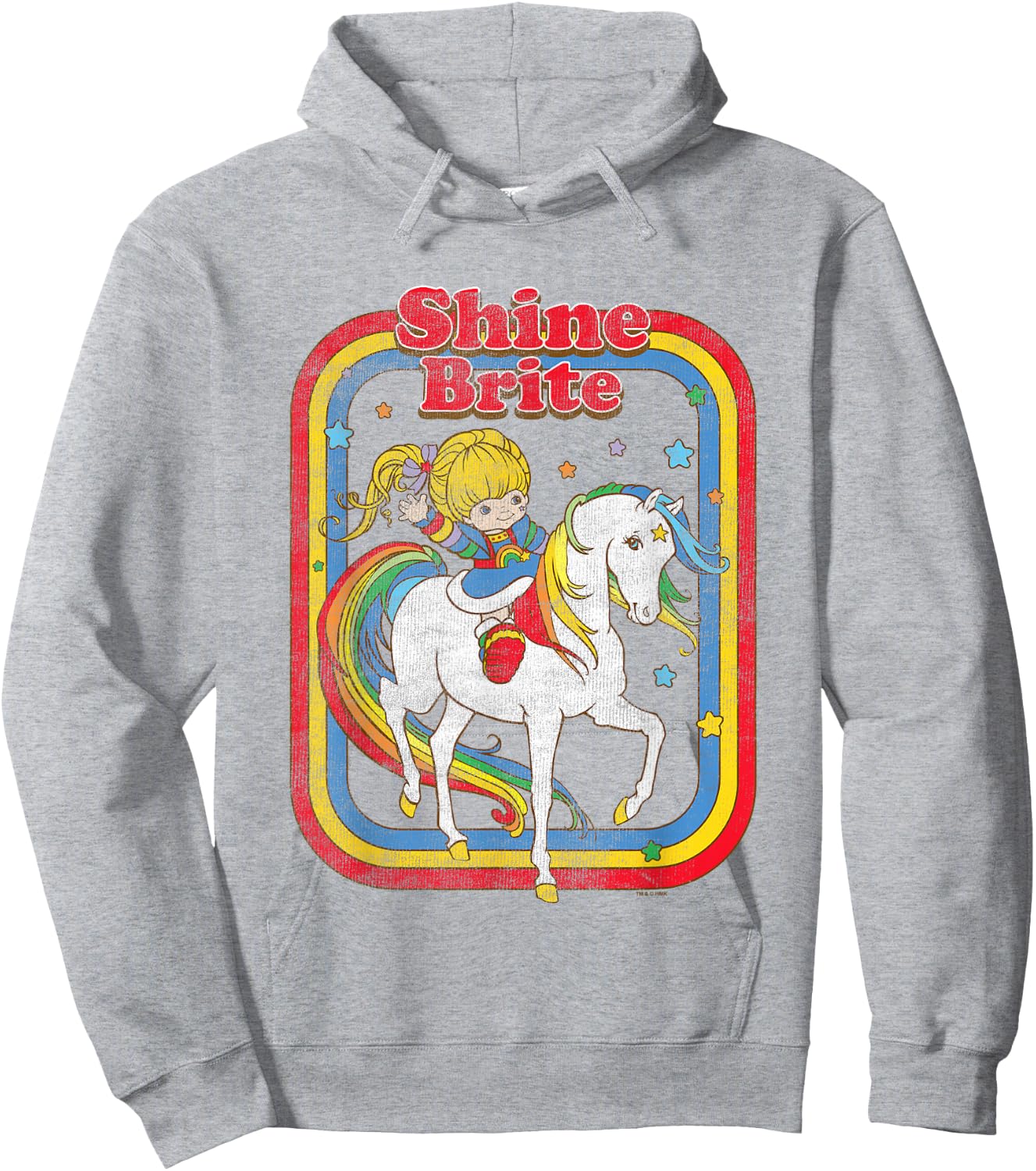 Rainbow Brite & Starlite Shine Bright BFF's Hoodie - Hoodie | Ash