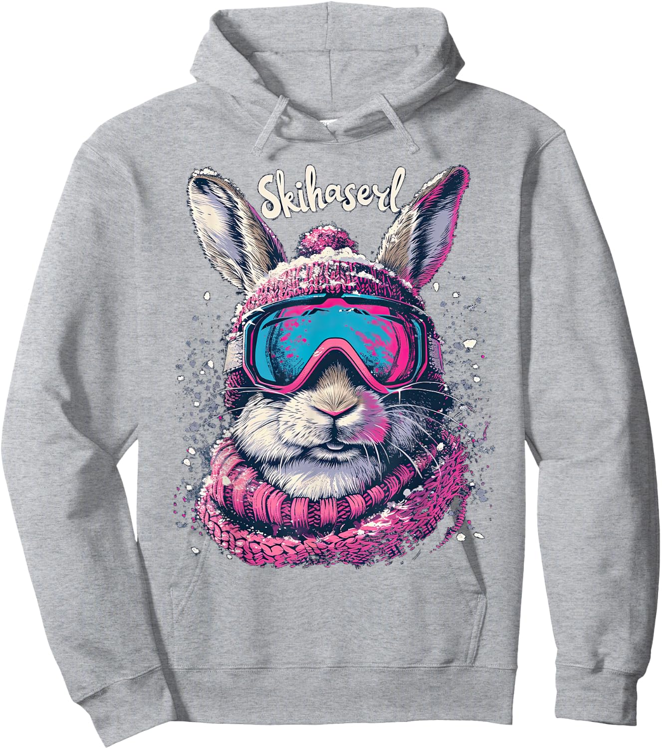 Skihaserl Apres Ski Haserl Skier Winter Women's , White Hoodie - Hoodie | Ash