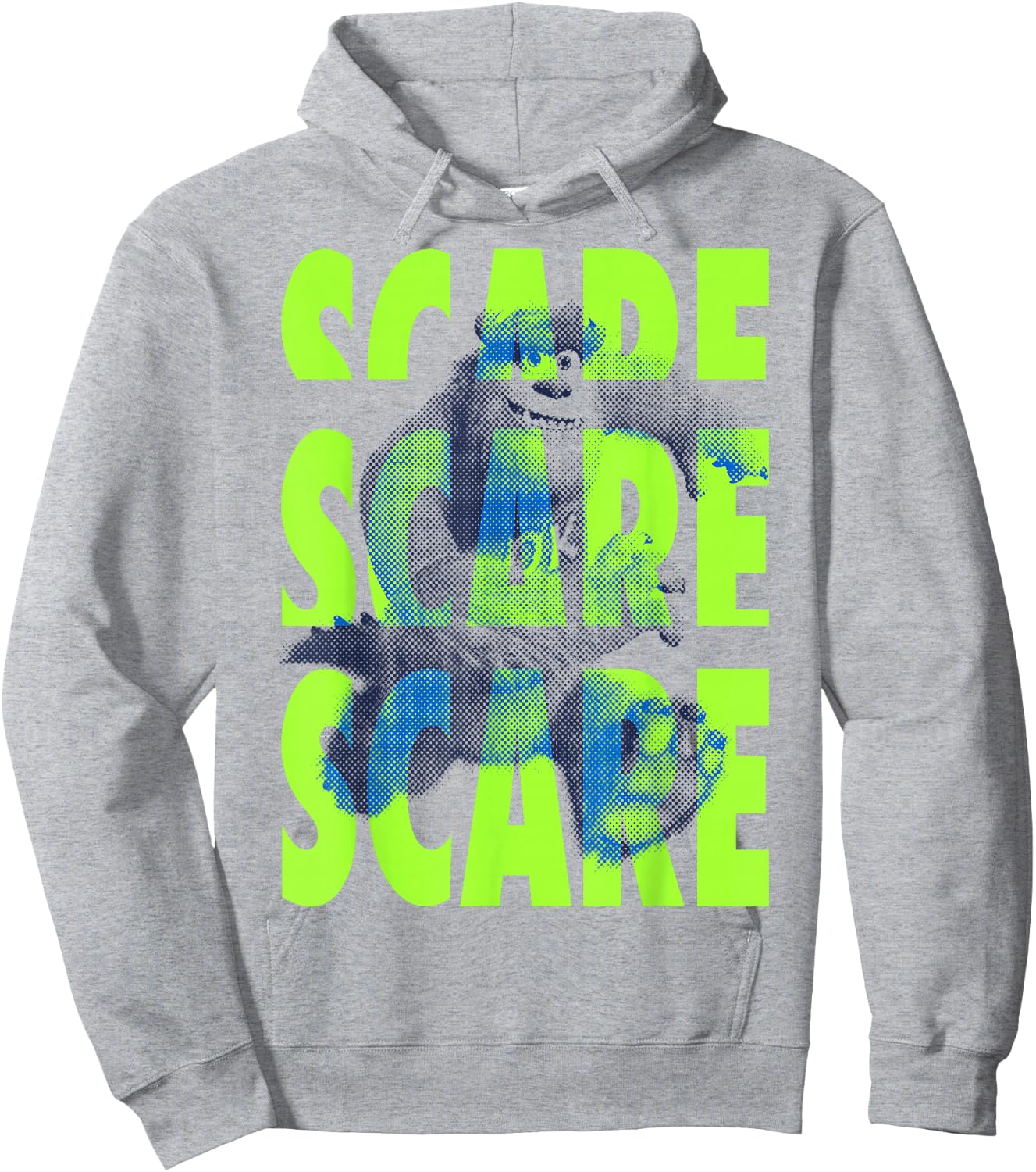 Disney Pixar Monsters University Sulley Run Scare Hoodie - Hoodie | Ash