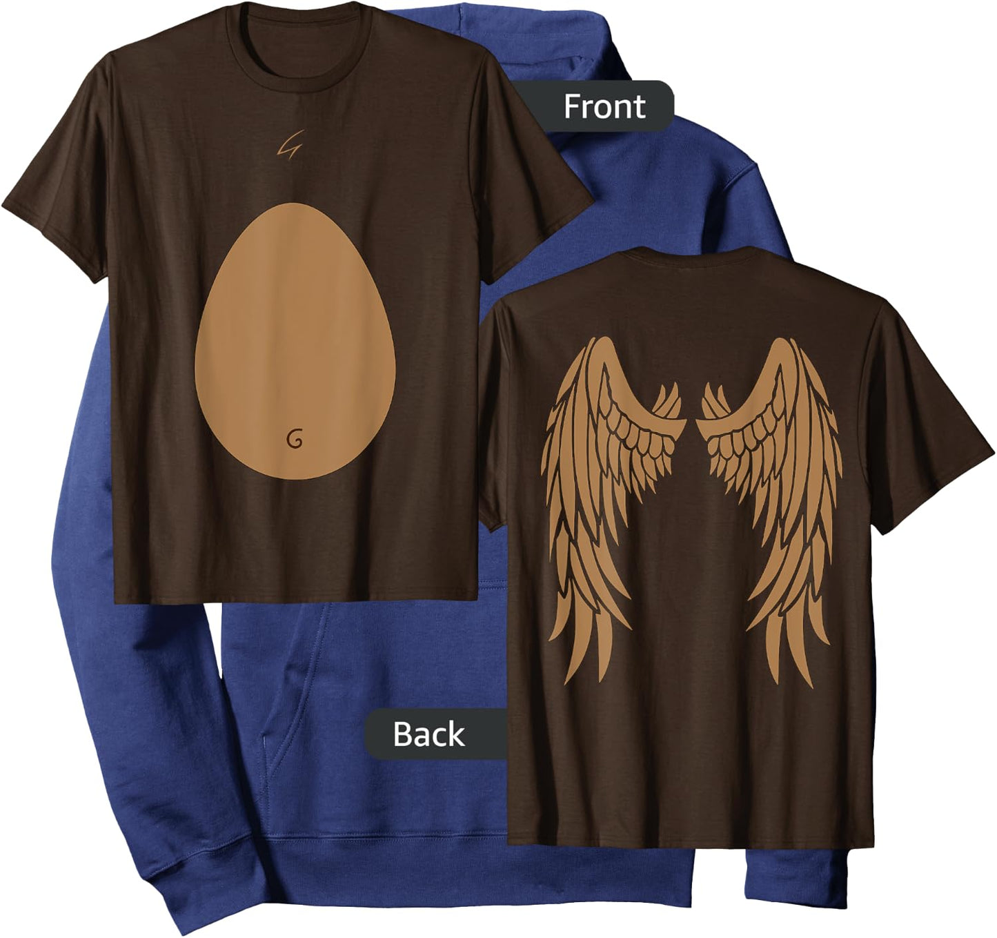 Costume Flying Monkeys Halloween ( wings on the back) Hoodie - Hoodie | Navy