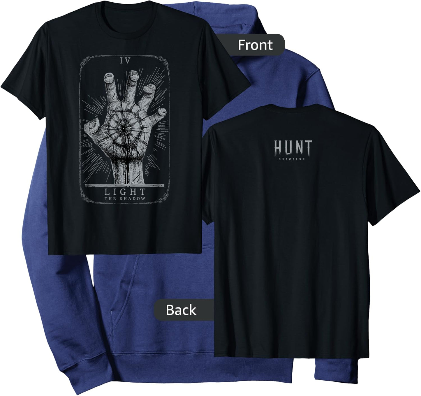 Hunt: Showdown Light the Shadow Hoodie - Hoodie | Navy