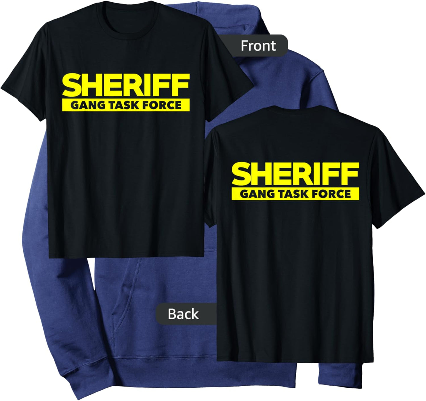 Sheriff Gang Task Force LEO Cops Law Enforcement Hoodie - Hoodie | Navy
