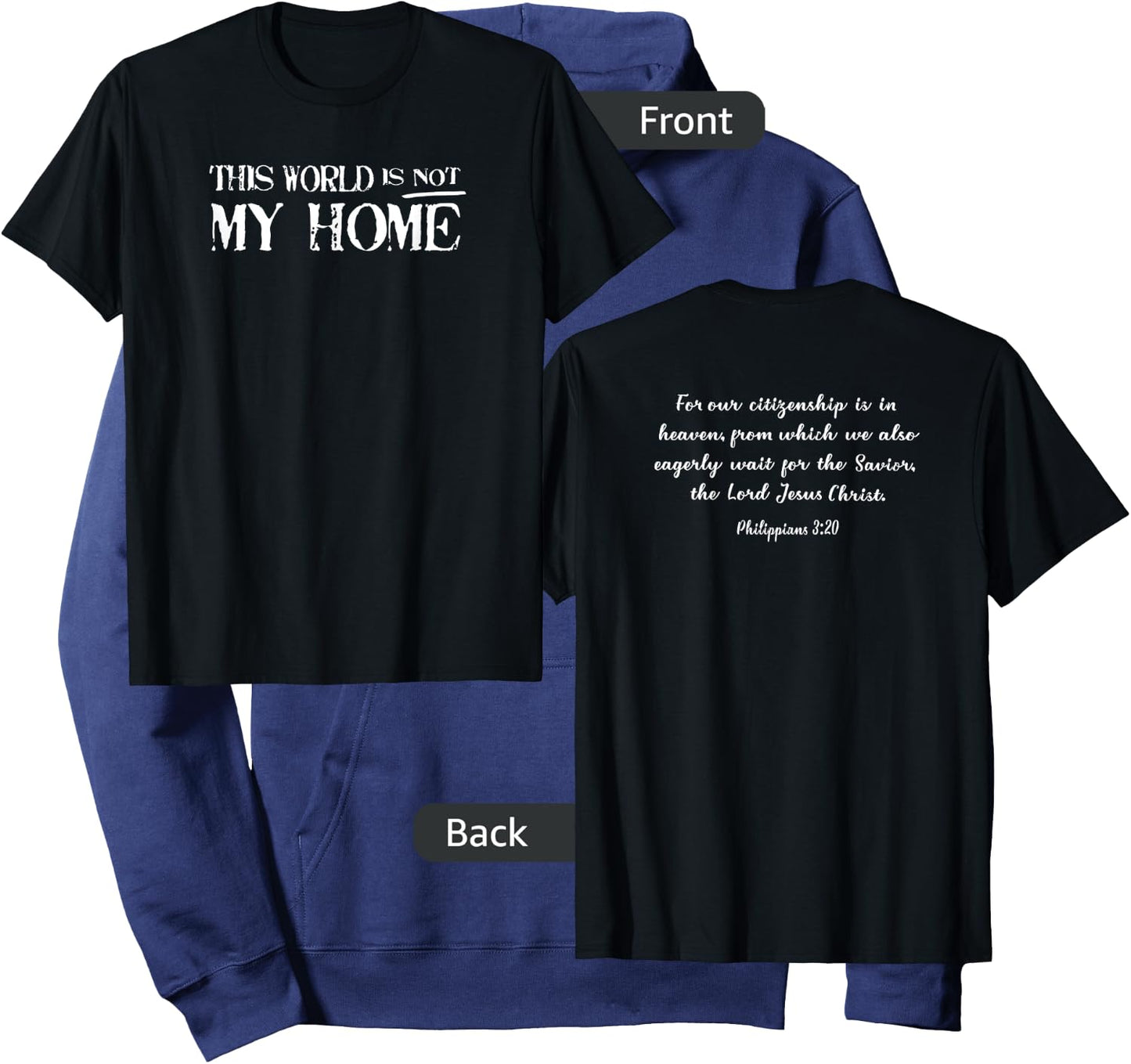 This world is not my home Hoodie - Hoodie | Navy