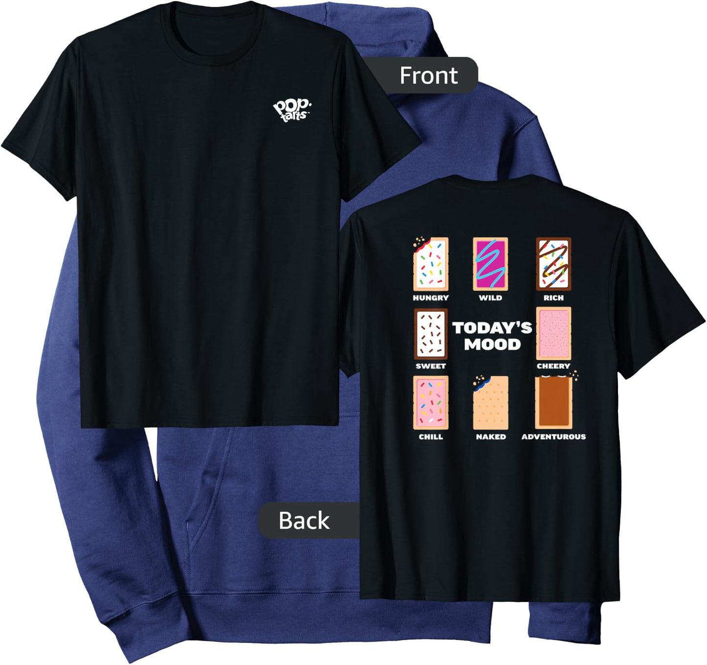 Pop Tarts Today's Mood Hoodie - Hoodie | Navy