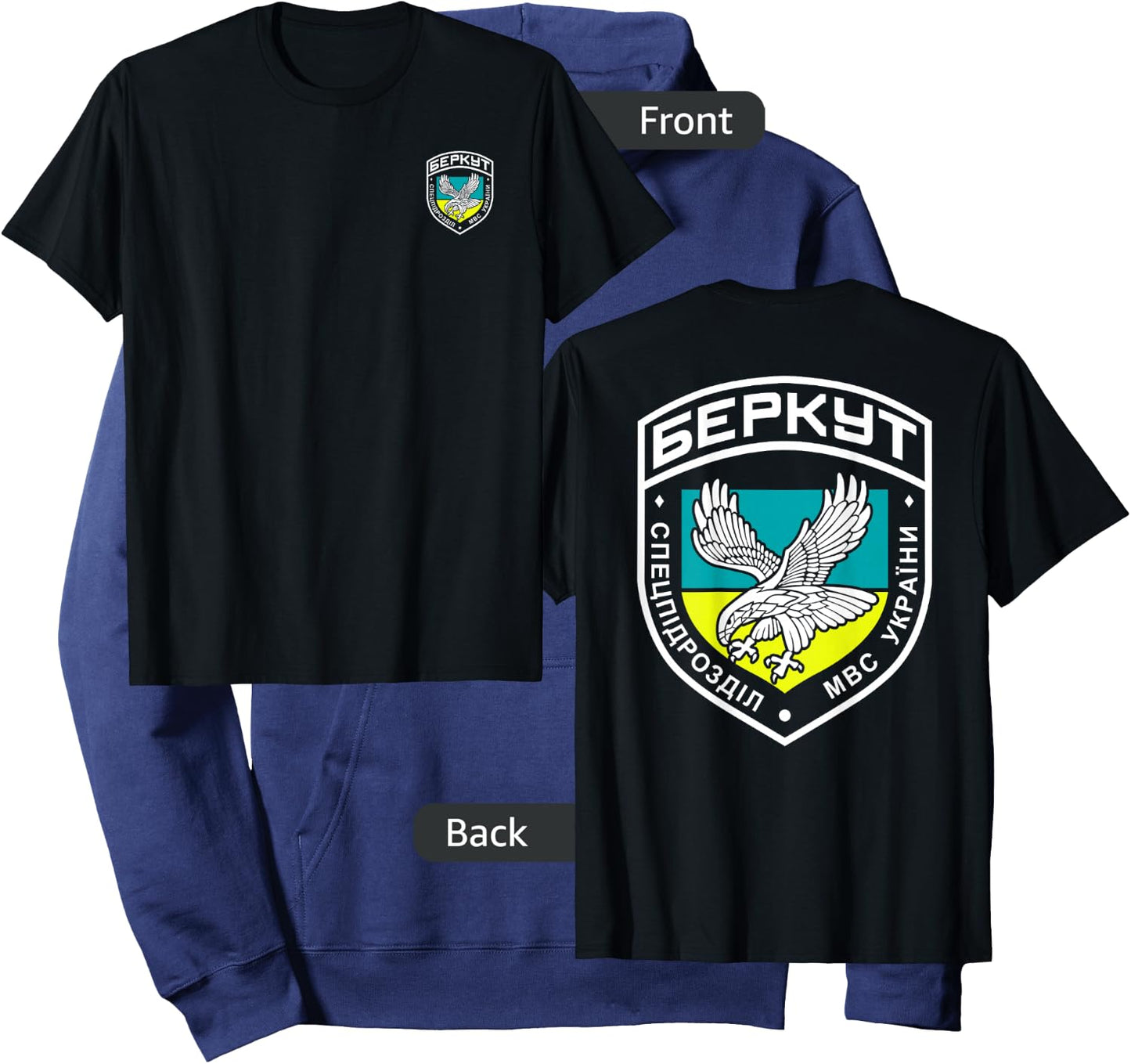 Berkut Ukraine Special Police Force Hoodie - Hoodie | Navy
