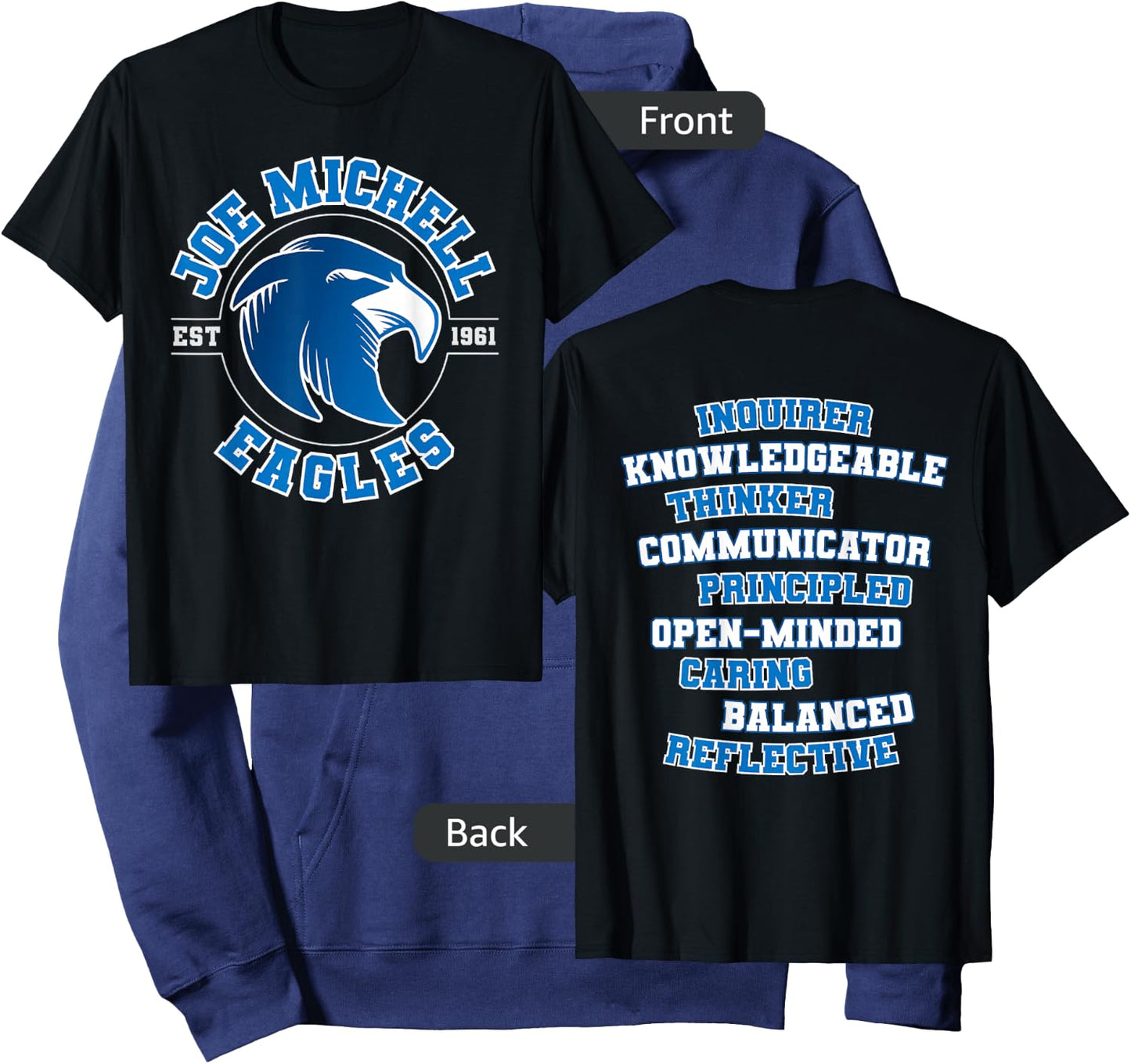Joe Michell School Eagles 2021 Hoodie - Hoodie | Navy