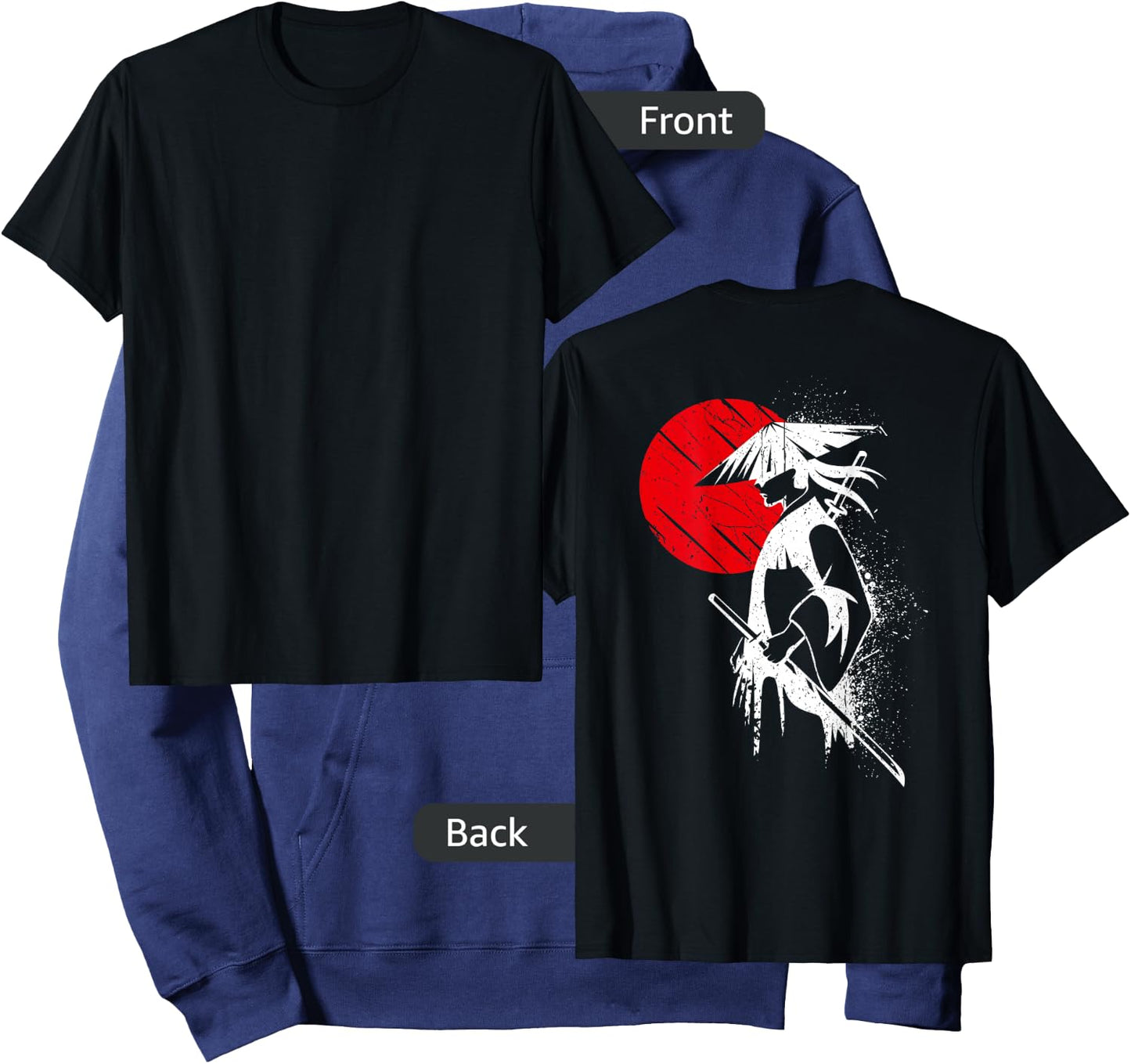 Ronin Samurai Warrior Hoodie - Hoodie | Navy