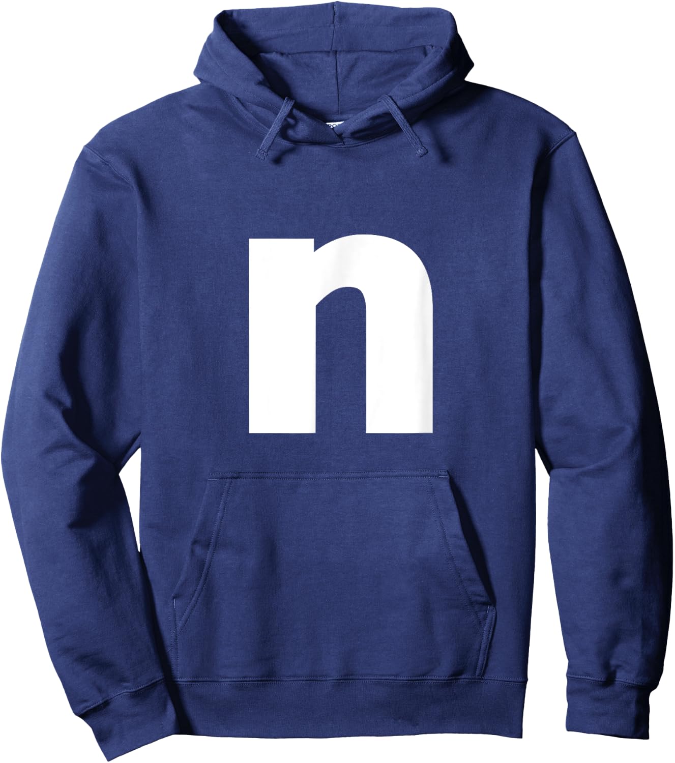 n Kostüm Buchstabe n Karneval Alphabet Kleinbuchstabe n Hoodie - Hoodie | Navy