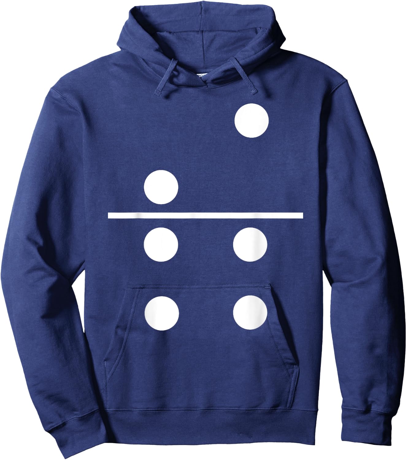 Domino Two Four Matching Halloween Gift Group Costumes 2-4 Hoodie - Hoodie | Navy