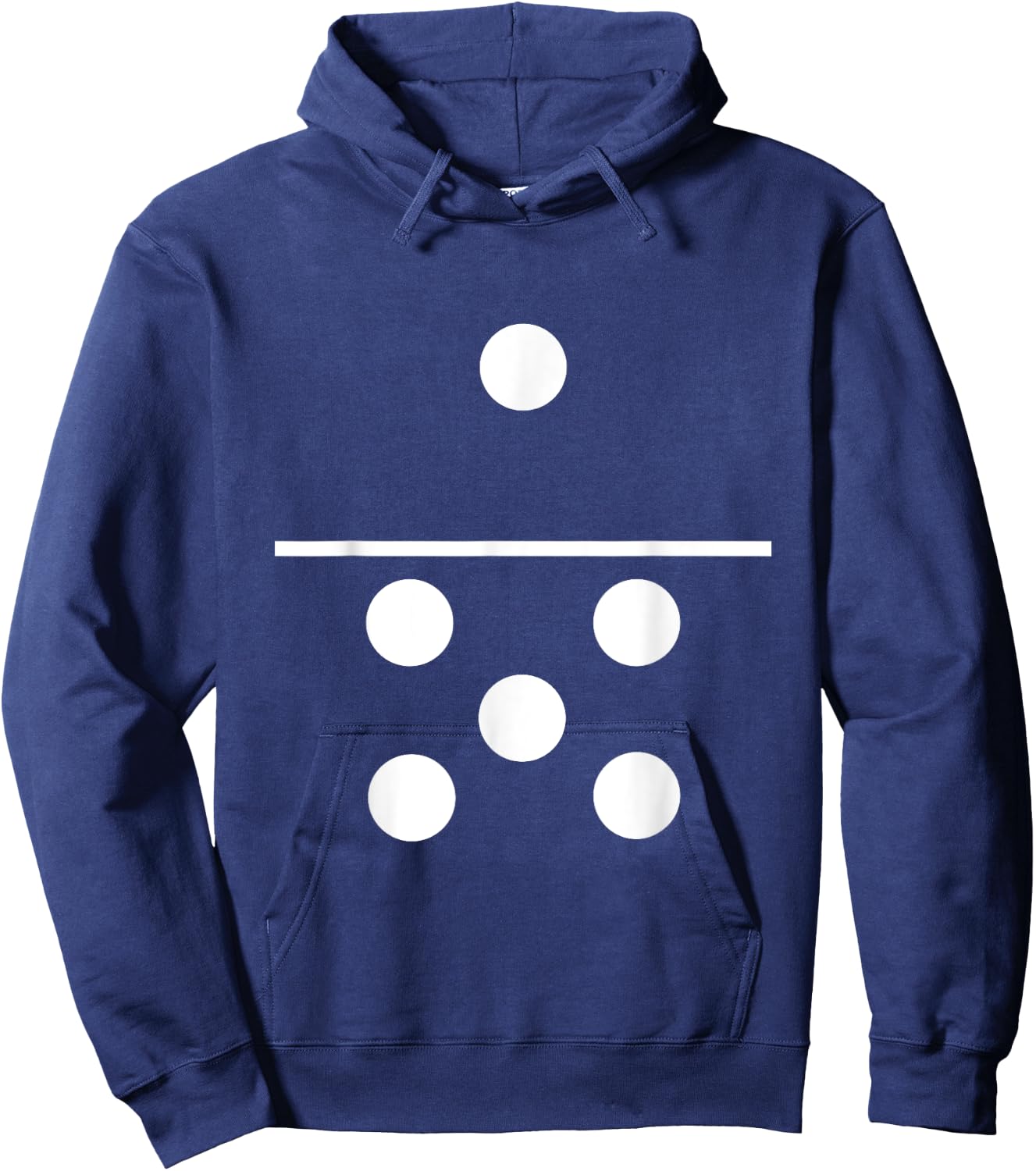 Domino One Five Matching Halloween Gift Group Costumes 1-5 Hoodie - Hoodie | Navy