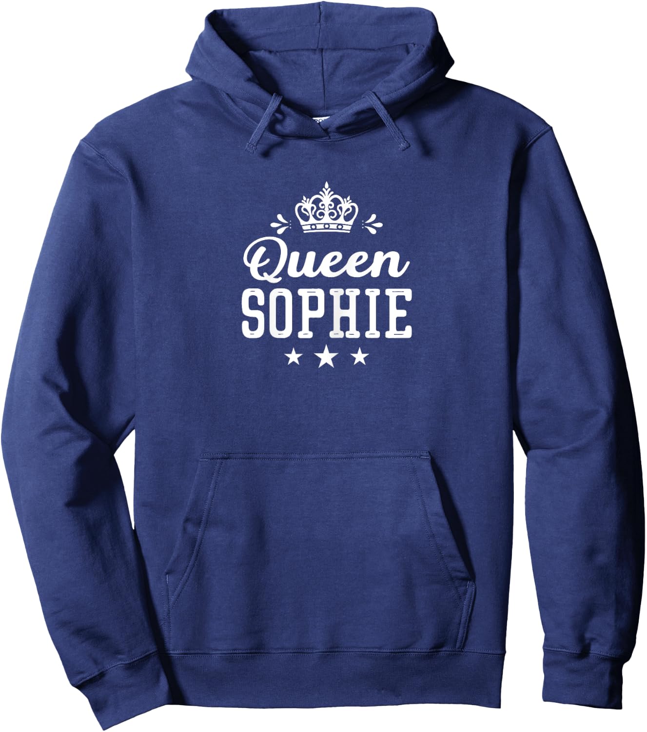 Femme Prénom Humour Cadeau Personnalisé Queen Sophie Hoodie - Hoodie | Navy