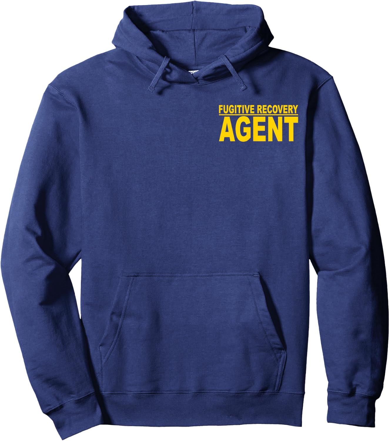 Fugitive Recovery Agent Bounty Hunter Bail Enforcement Hoodie - Hoodie | Navy