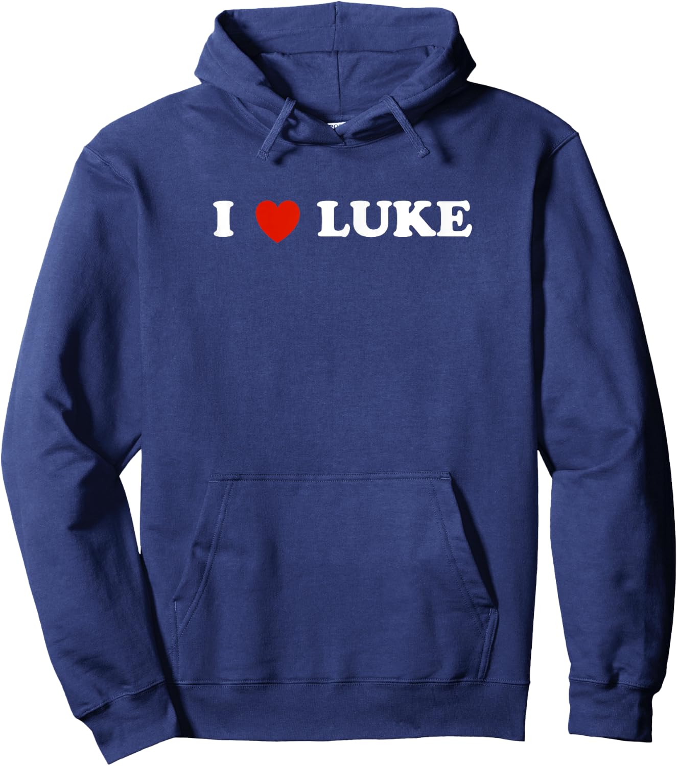 I Love Luke Heart - Country Music Gift Hoodie - Hoodie | Navy