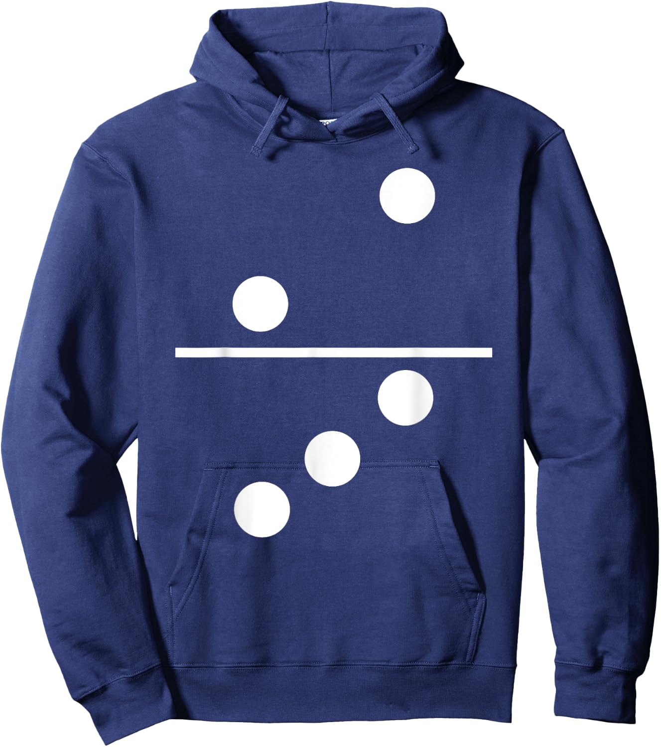 Domino Two Three Matching Halloween Group Cute Costumes 2-3 Hoodie - Hoodie | Navy