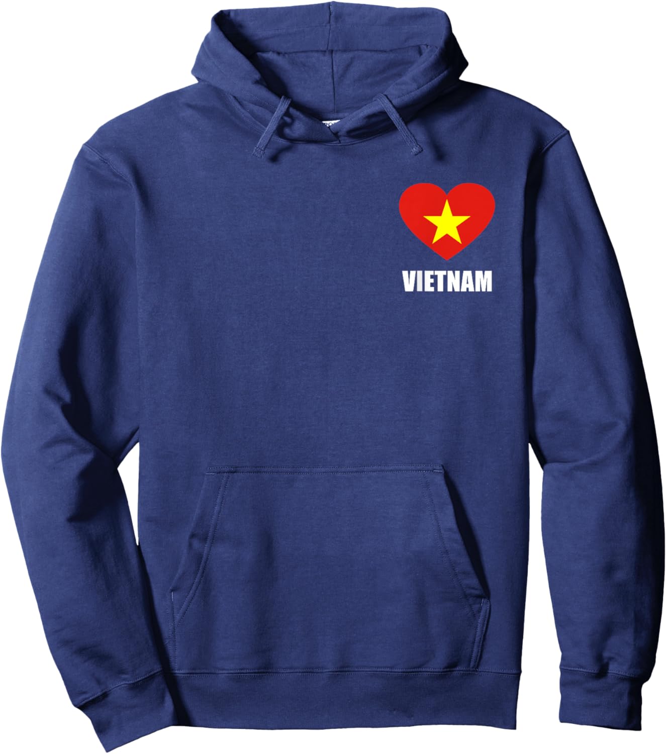 Vietnam Flag I Love Vietnam Shirt Country Flag Vietnam , Black, S Hoodie - Hoodie | Navy