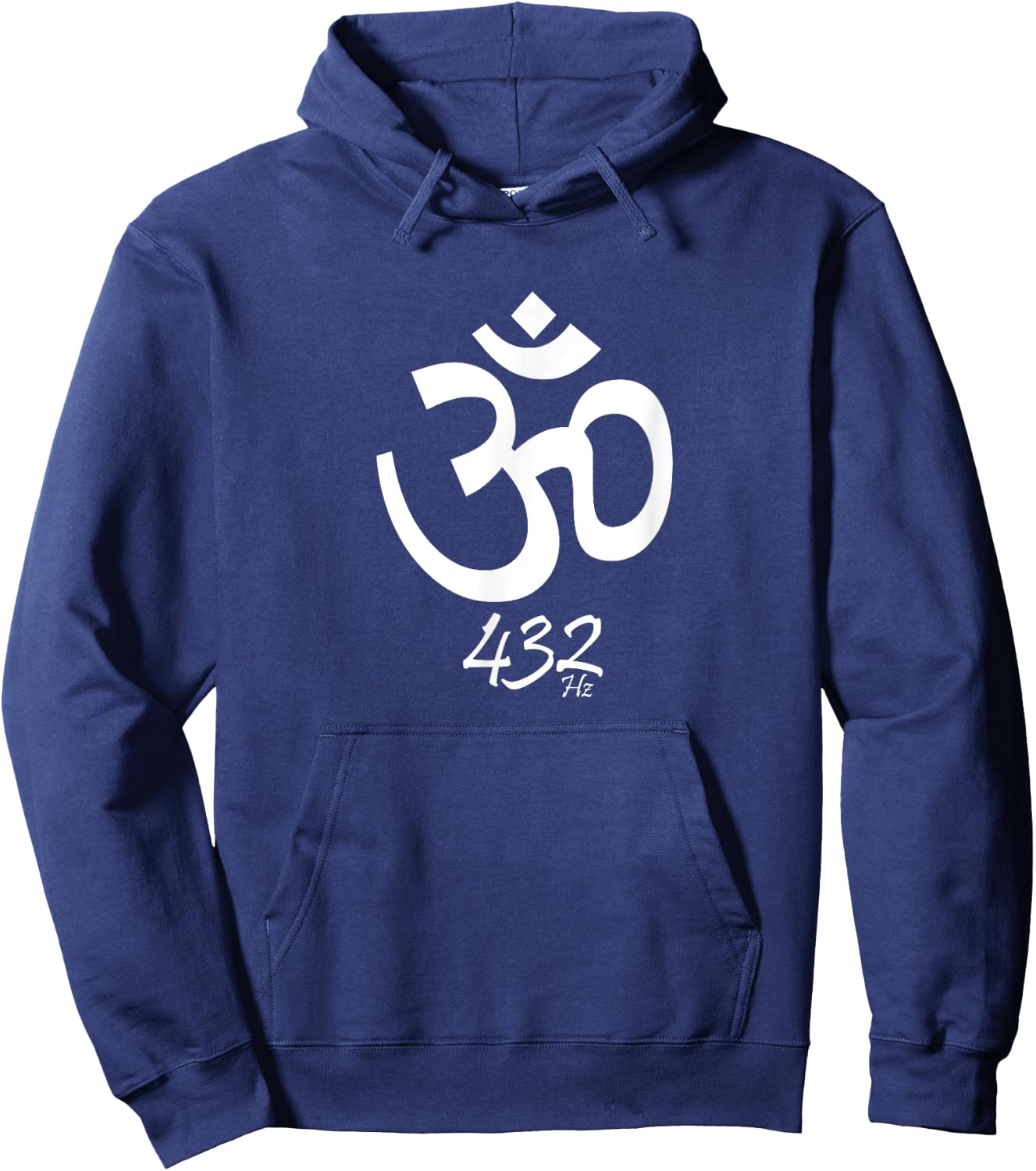 Buddhist Symbol OM 432 Hz Frequency Hertz Spiritual Hoodie - Hoodie | Navy