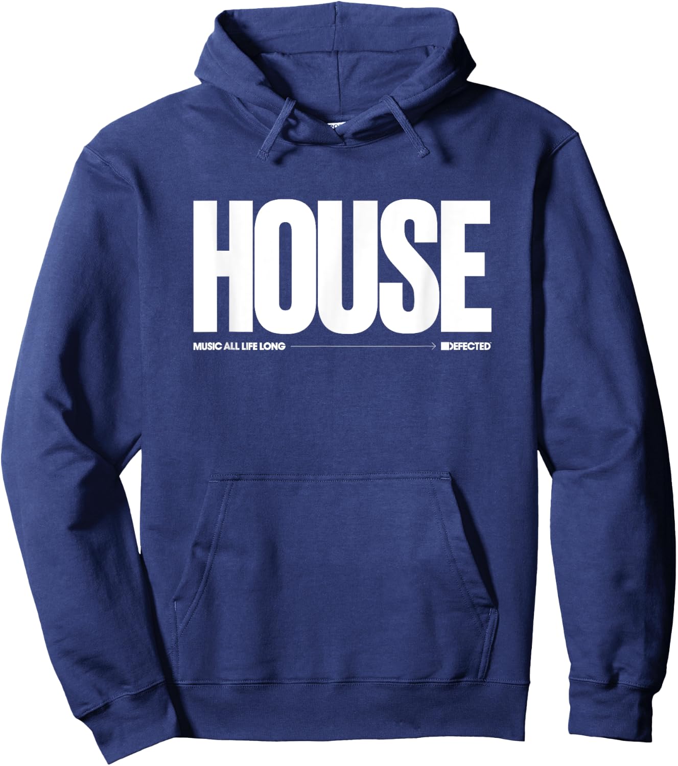 Defective House Statement Hoodie - Hoodie | Navy