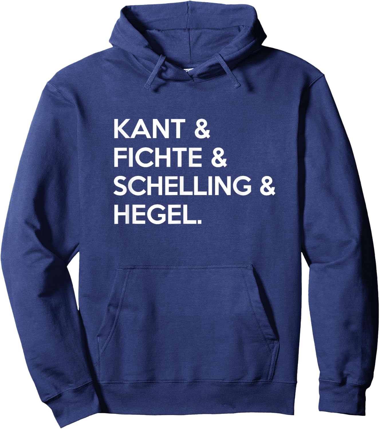 German Idealism philosophy Kant & Hegel Philosopher Hoodie - Hoodie | Navy