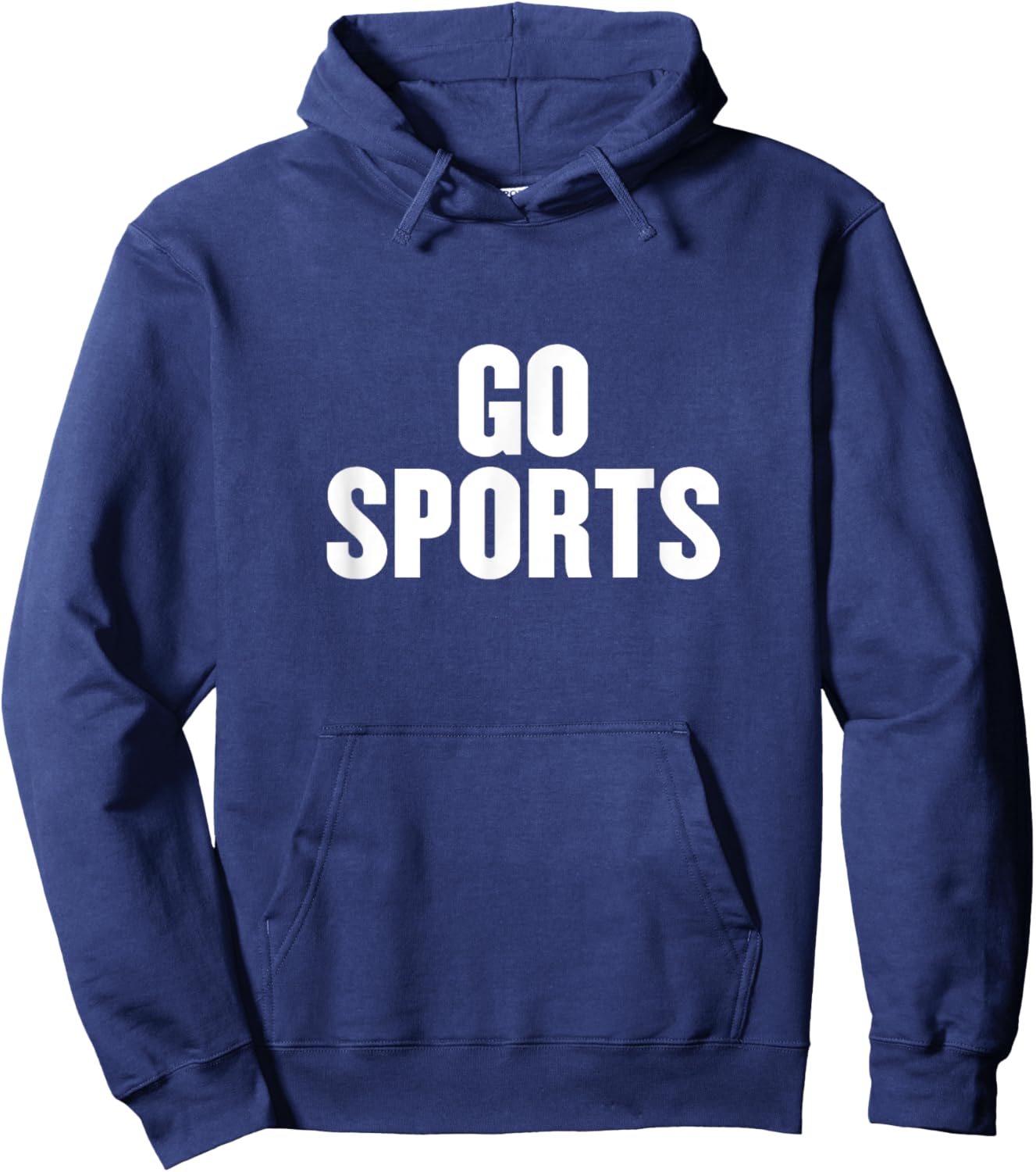 Go Sports Funny Sarcastic Fan Apparel for Non-sports People Hoodie - Hoodie | Navy