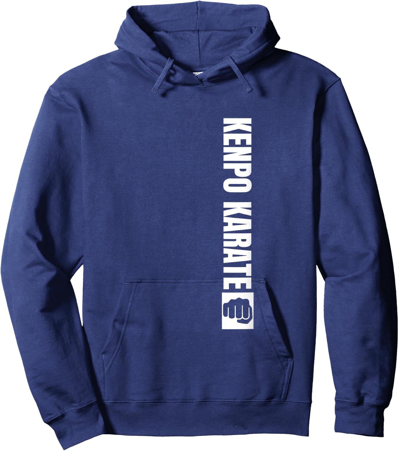 Kenpo Karate Coach Vintage Distressed American Kenpo Hoodie - Hoodie | Navy