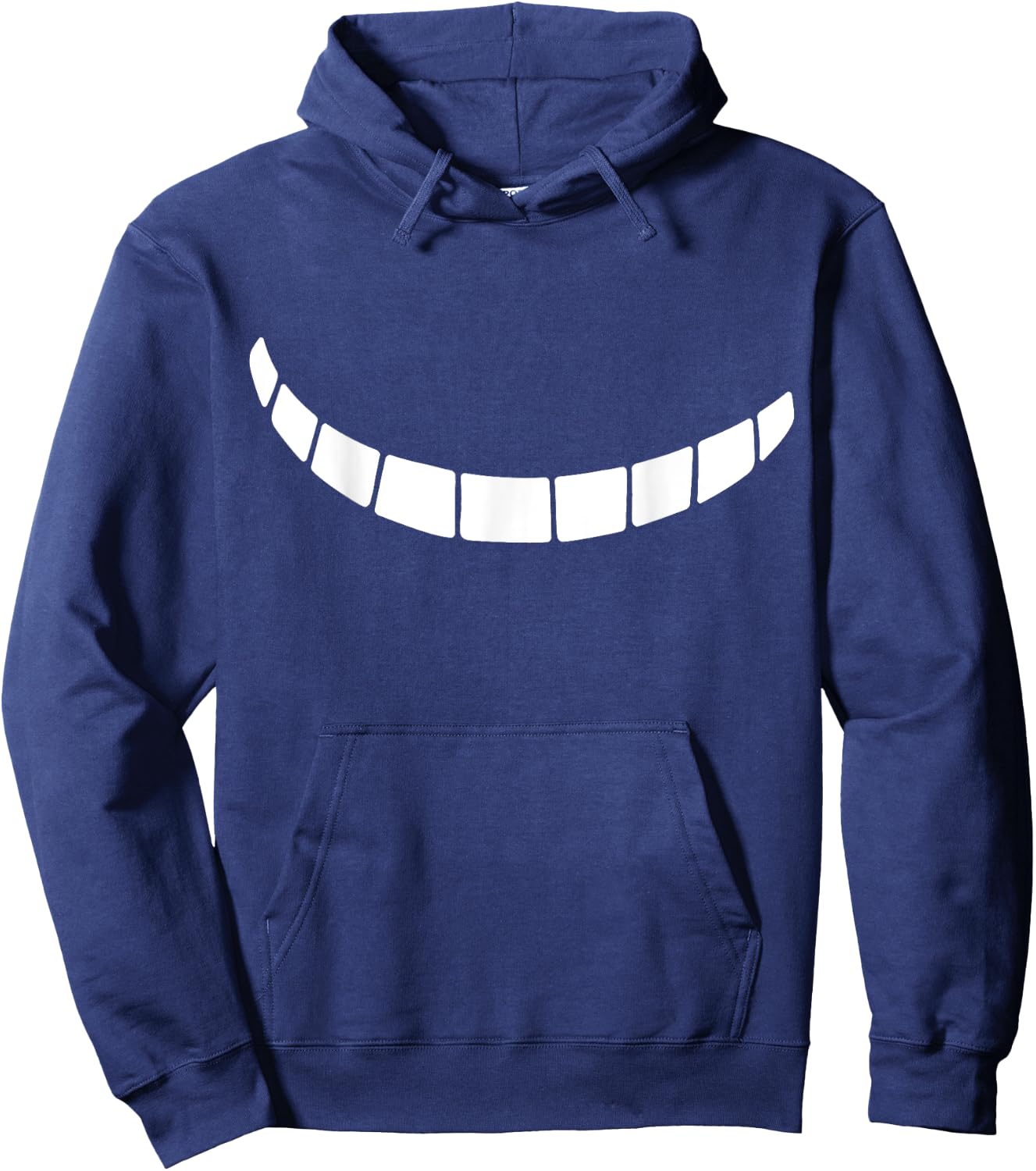 Alice in Wonderland Mysterious Grin Cheshire Smile Hoodie - Hoodie | Navy