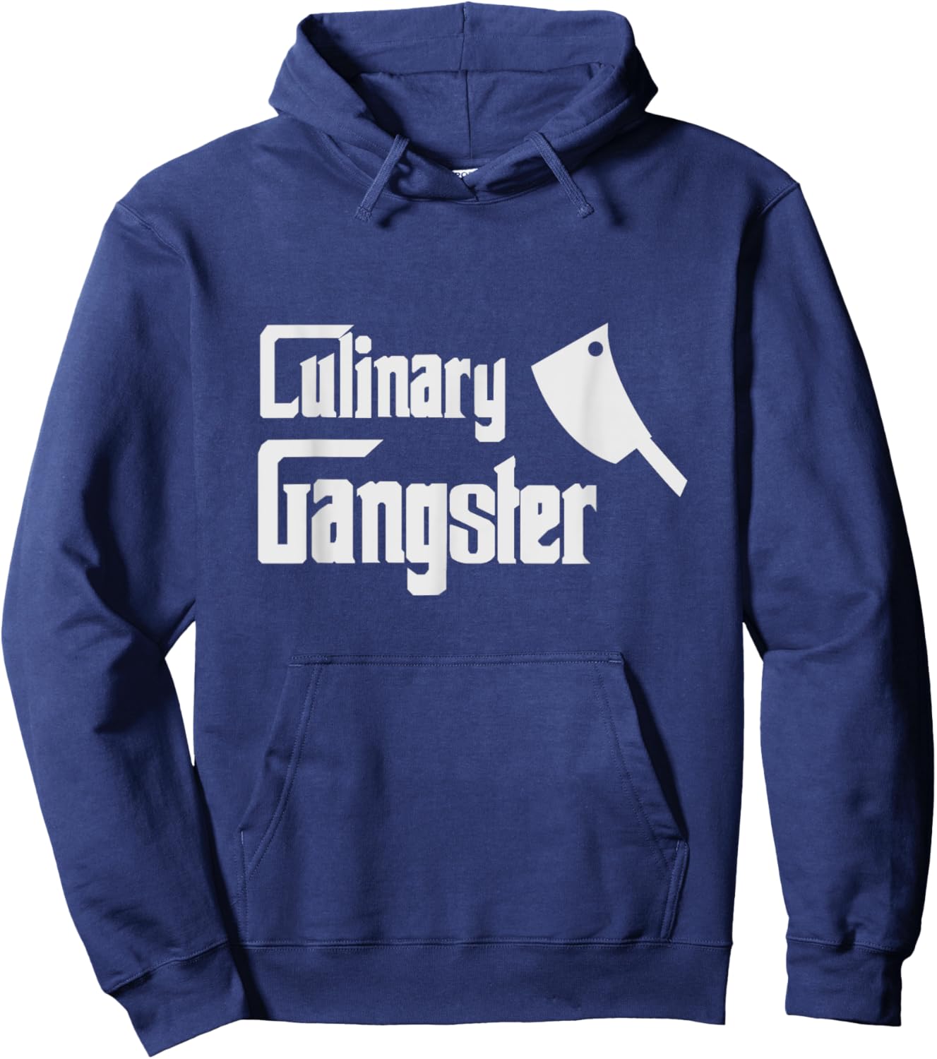 Funny BBQ Cooking , Culinary Gangster Hoodie - Hoodie | Navy
