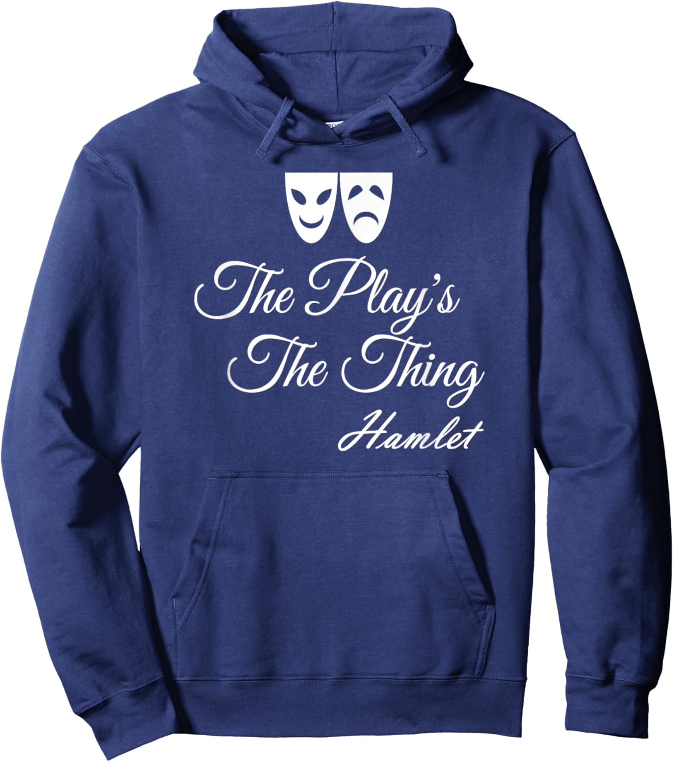 The Play's The Thing Hamlet Hoodie - Hoodie | Navy