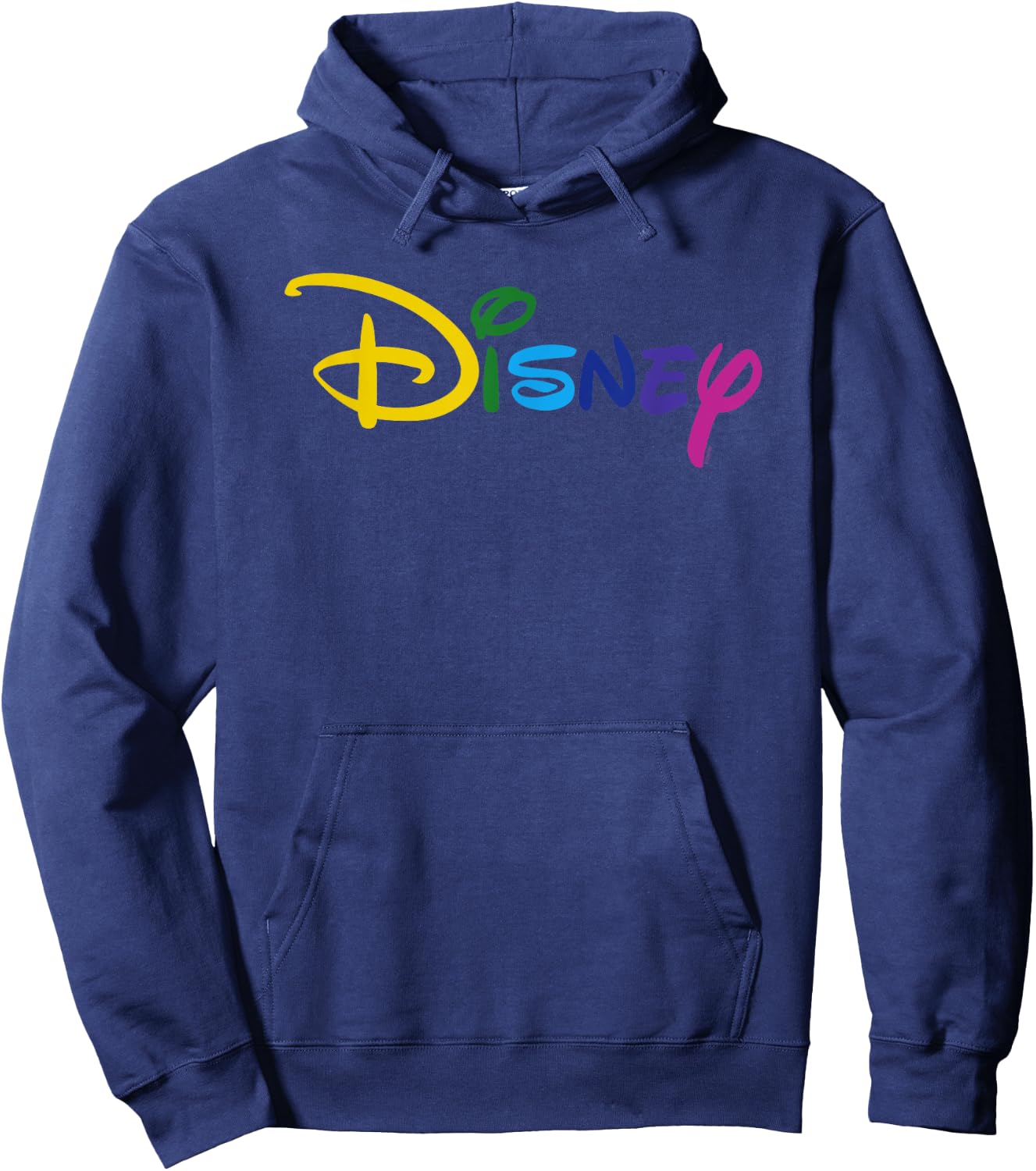 Disney Logo Colour , black Hoodie - Hoodie | Navy