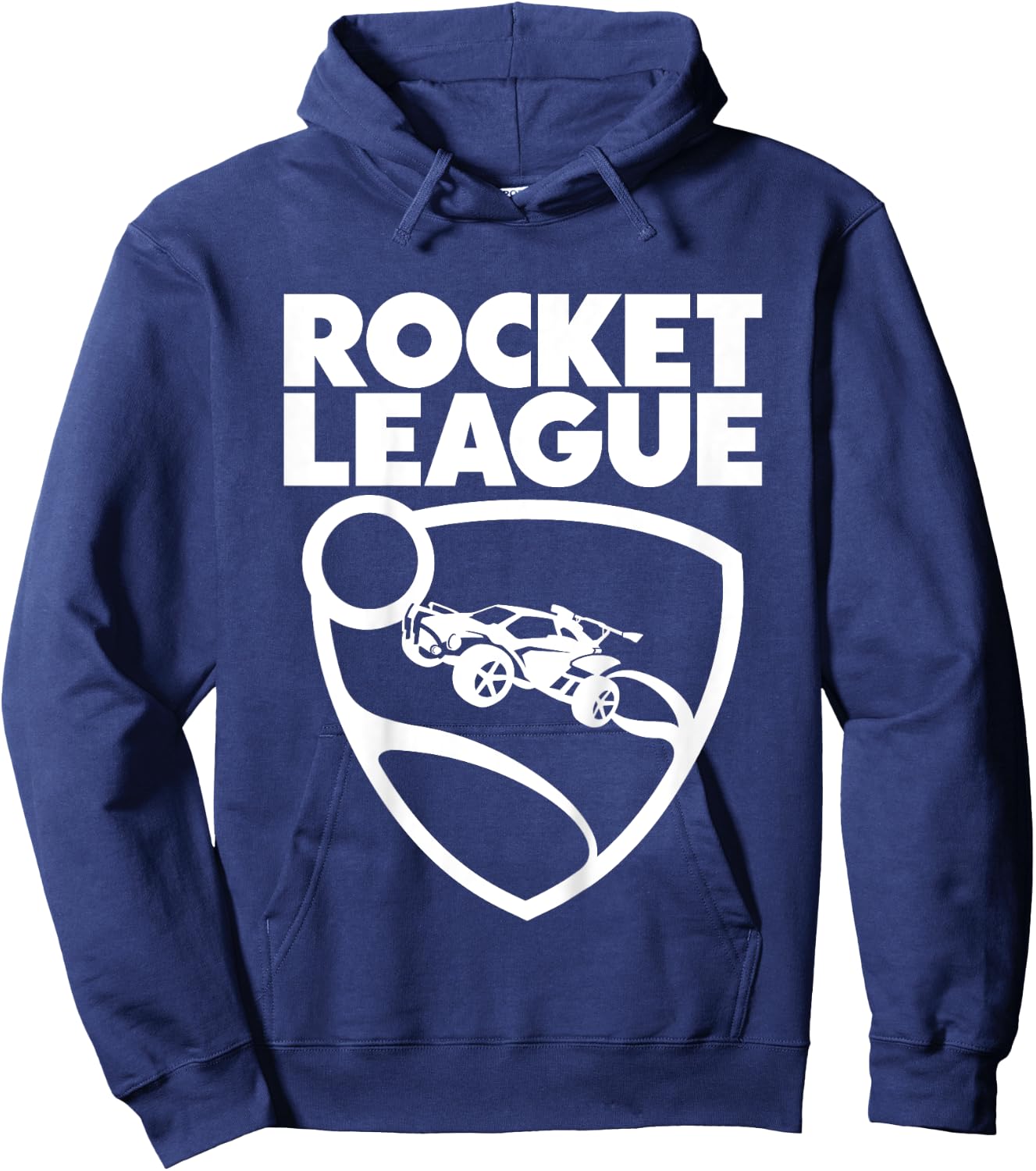Children's Text Rocket League with Logo Children's Hoodie - Hoodie | Navy