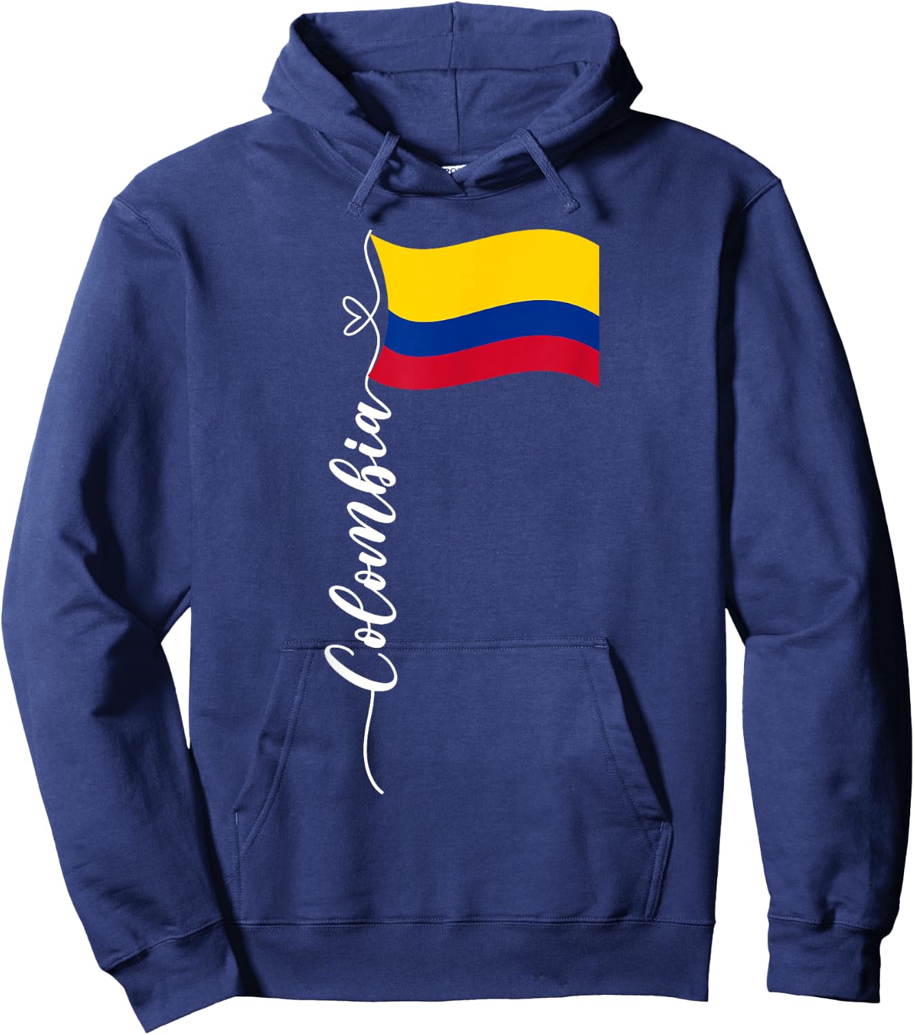 Colombian Flag Colombia National Hispanic Heritage Month Hoodie - Hoodie | Navy