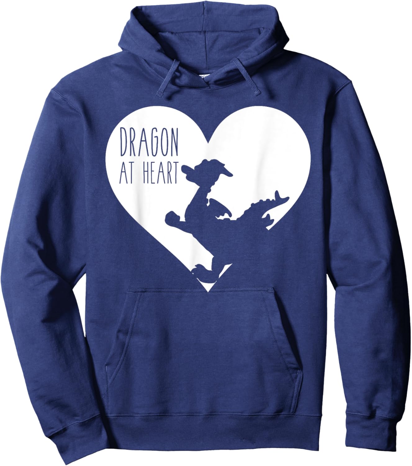 Dragon At Heart Hoodie - Hoodie | Navy