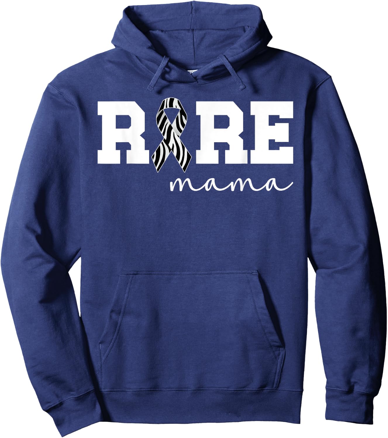 Rare Mama Rare Disease Fighter Mom Rare Disease Awareness Hoodie - Hoodie | Navy