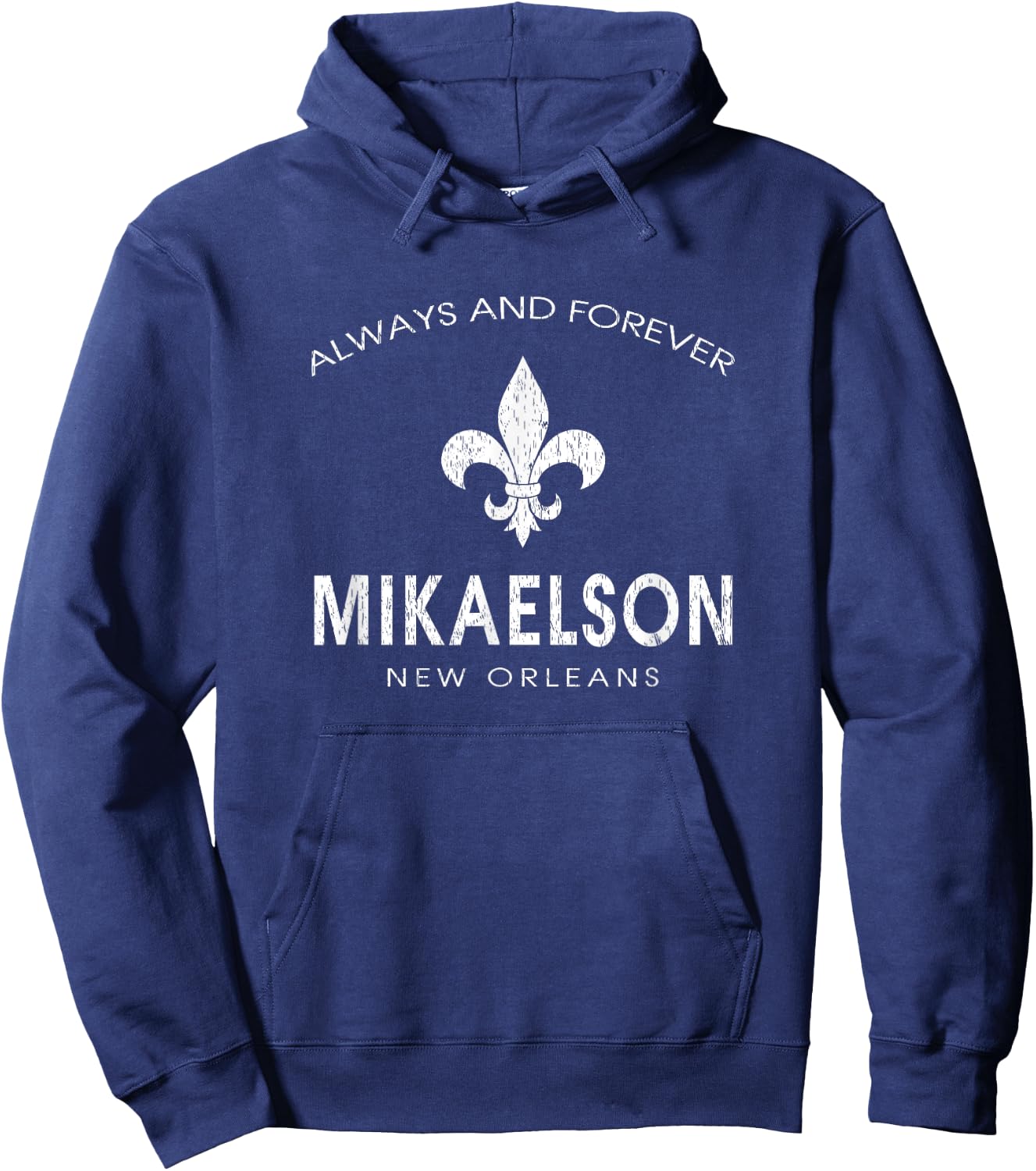 Vintage Town Mikaelson New Orleans Always and Forever , black Hoodie - Hoodie | Navy