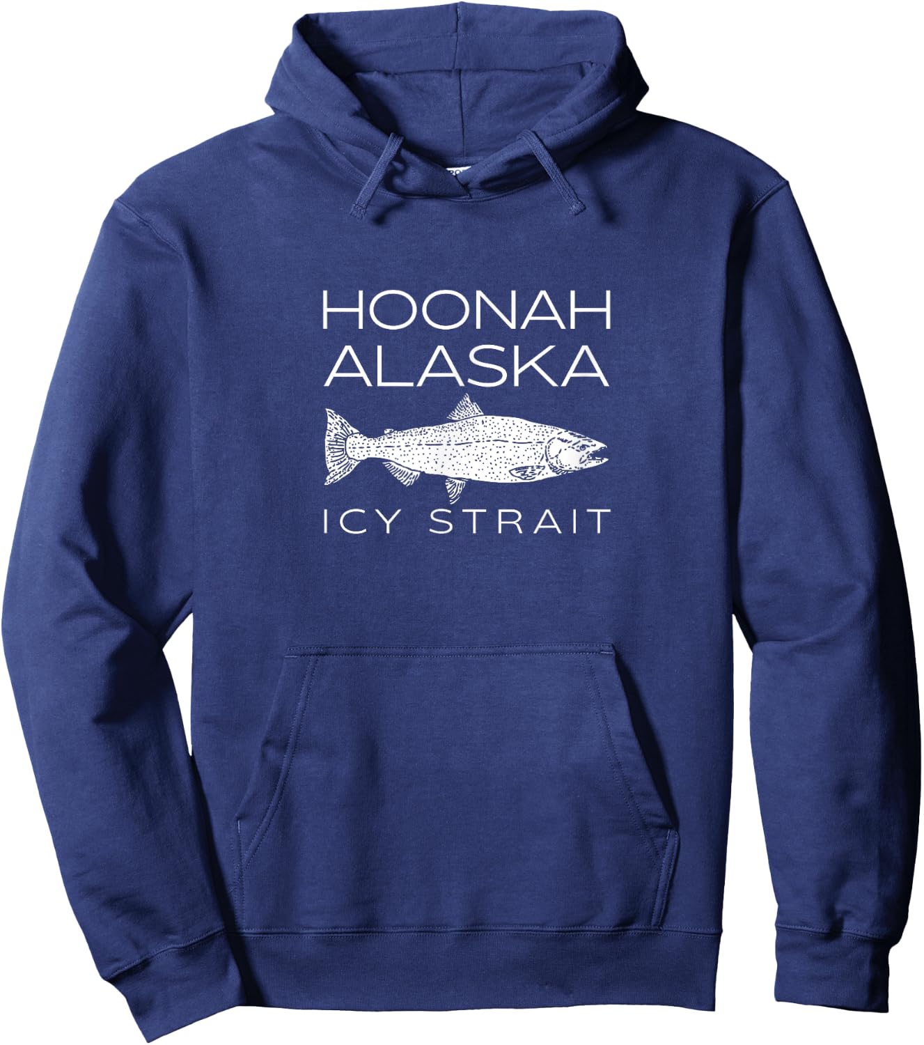 Hoonah Alaska Icy Strait Hoodie - Hoodie | Navy