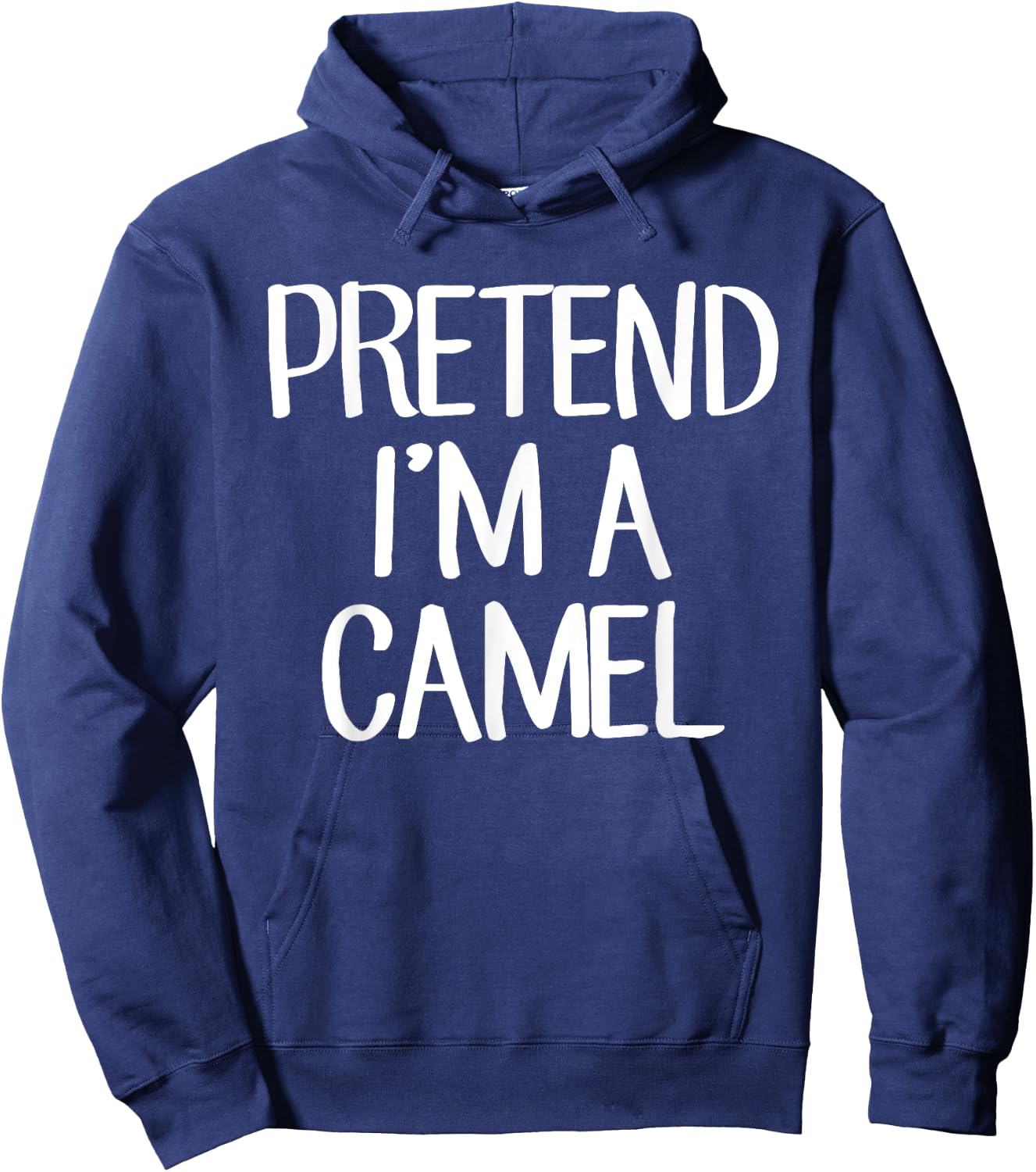 Pretend I'm A Camel Costume Family Lazy Easy Halloween Hoodie - Hoodie | Navy