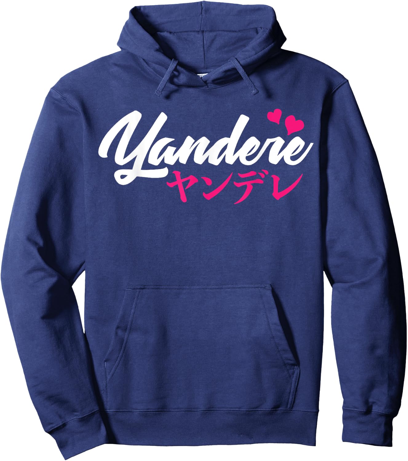 Yandere Anime Manga Fanboy Fangirl Sempai Men Women Hoodie - Hoodie | Navy