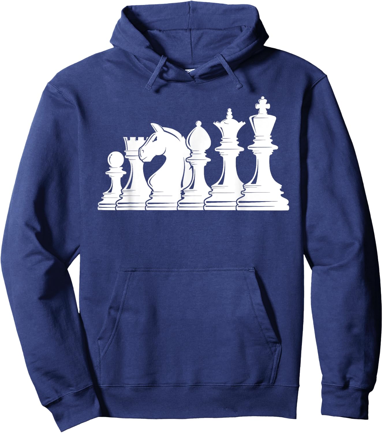 Chess Pieces Hoodie - Hoodie | Navy