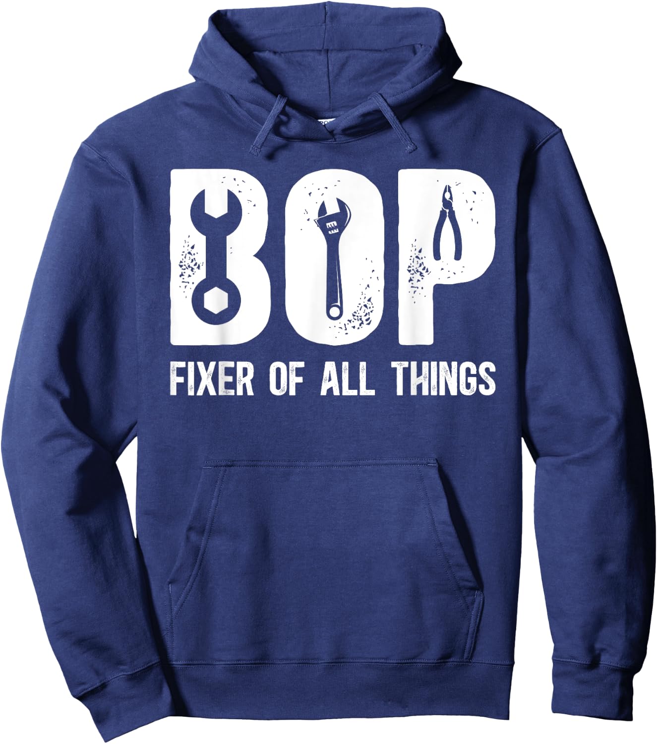 Bop Fixer Of All Things Bop Grandfather Bop Grandpa Hoodie - Hoodie | Navy