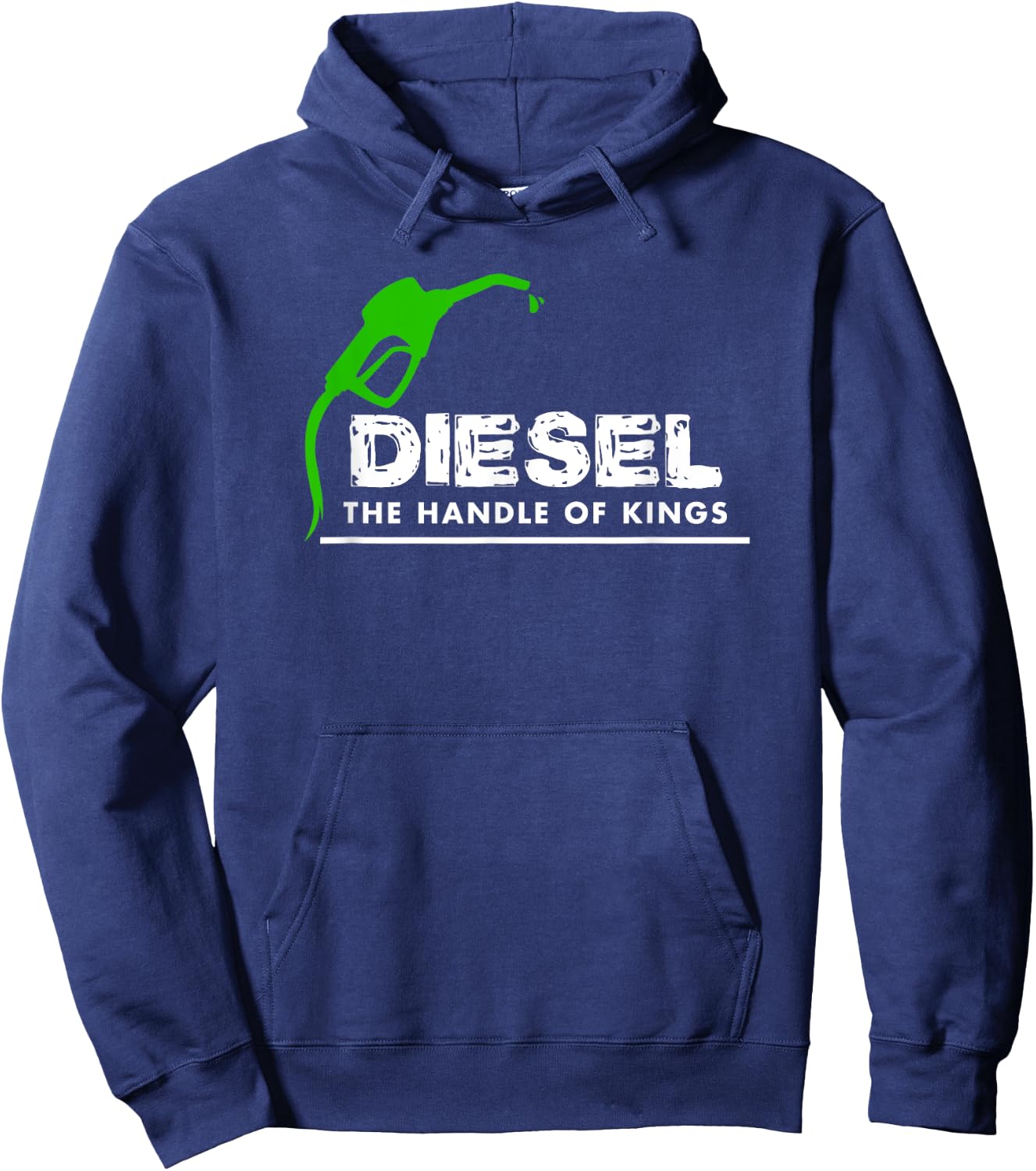 Diesel Handle of Kings Funny Diesel Power 4X4 Hoodie - Hoodie | Navy