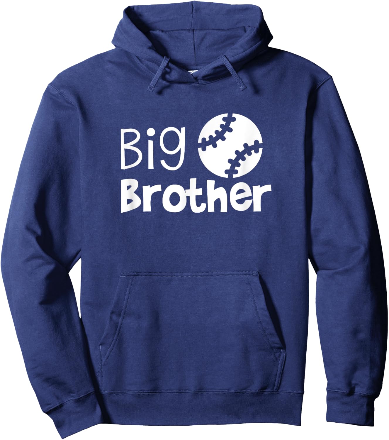 Big Brother Shirt - Baseball for Big Brother Toddler Hoodie - Hoodie | Navy