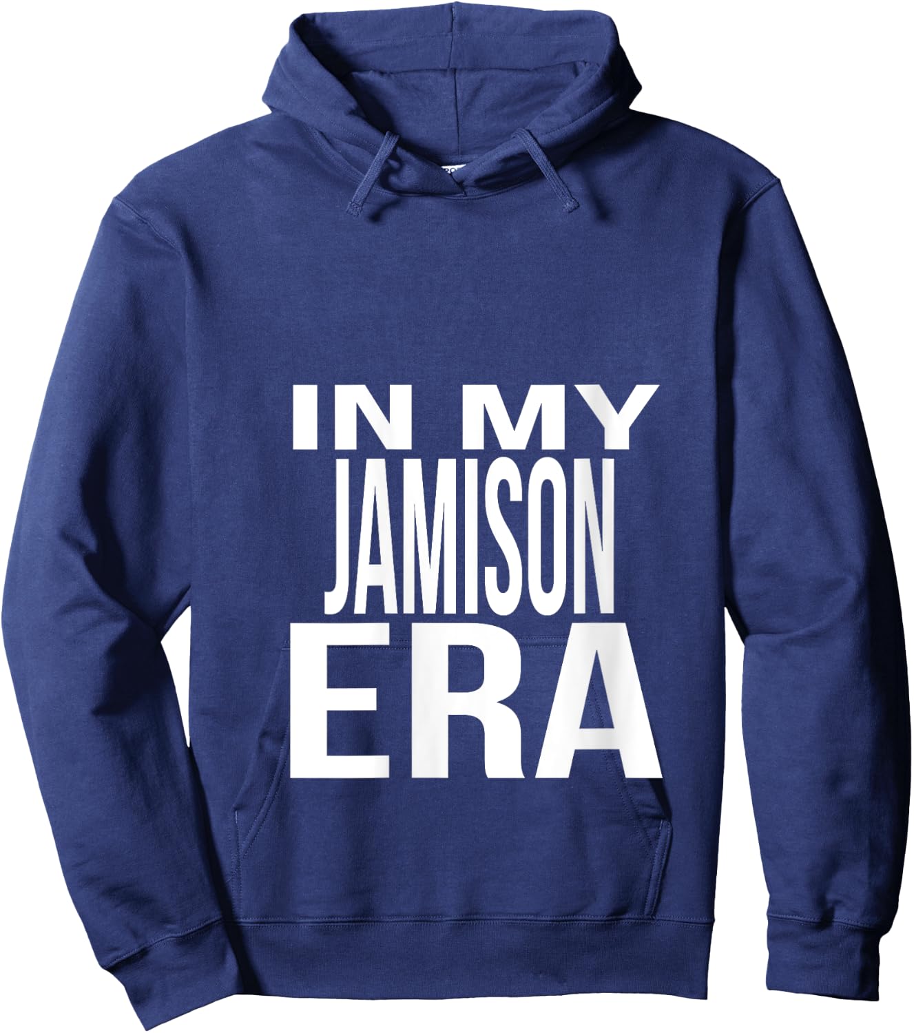 In My Jamison Era Family Reunion Squad First Last Name V-Neck Hoodie - Hoodie | Navy