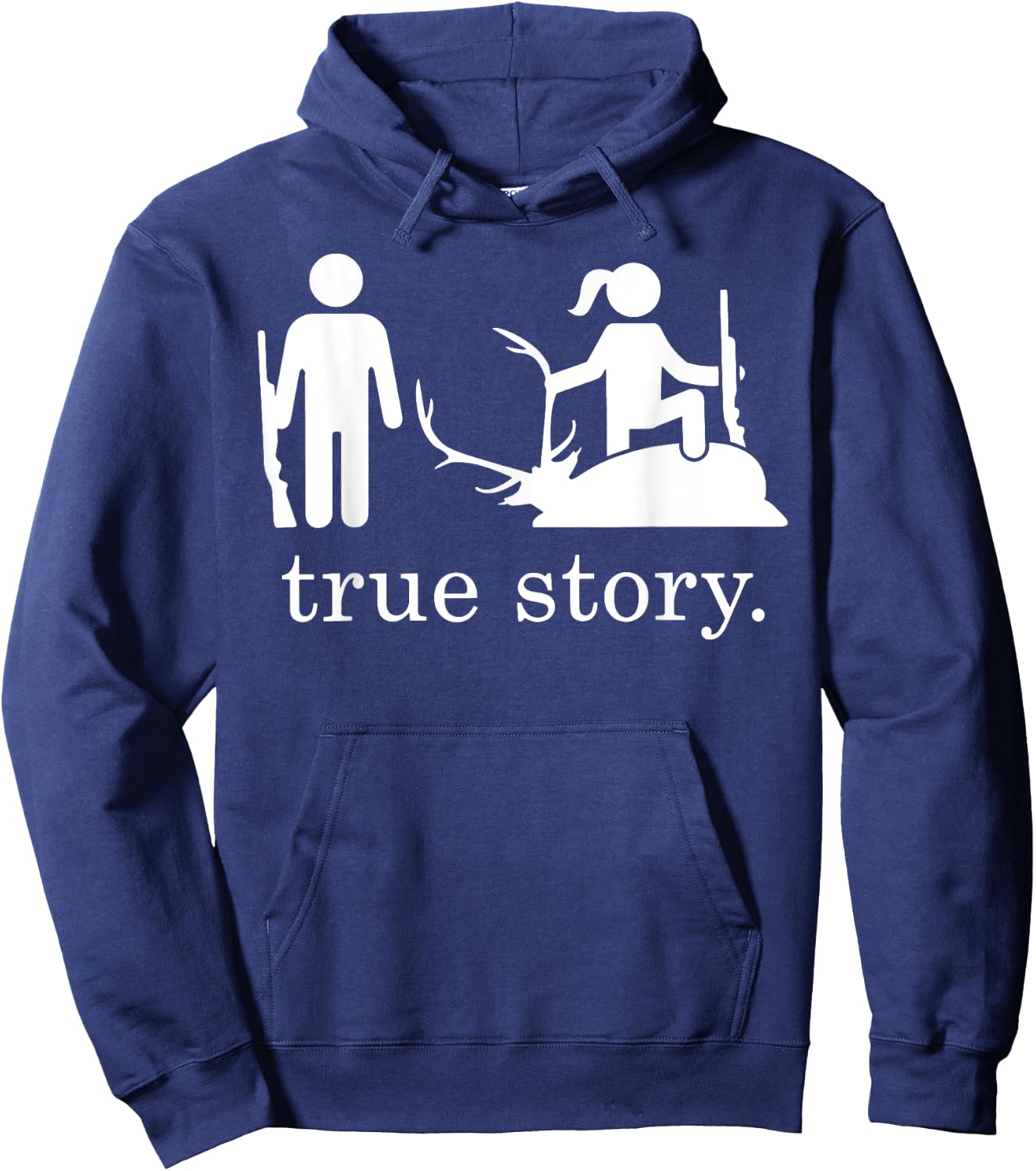 True Story Hunting Hoodie - Hoodie | Navy