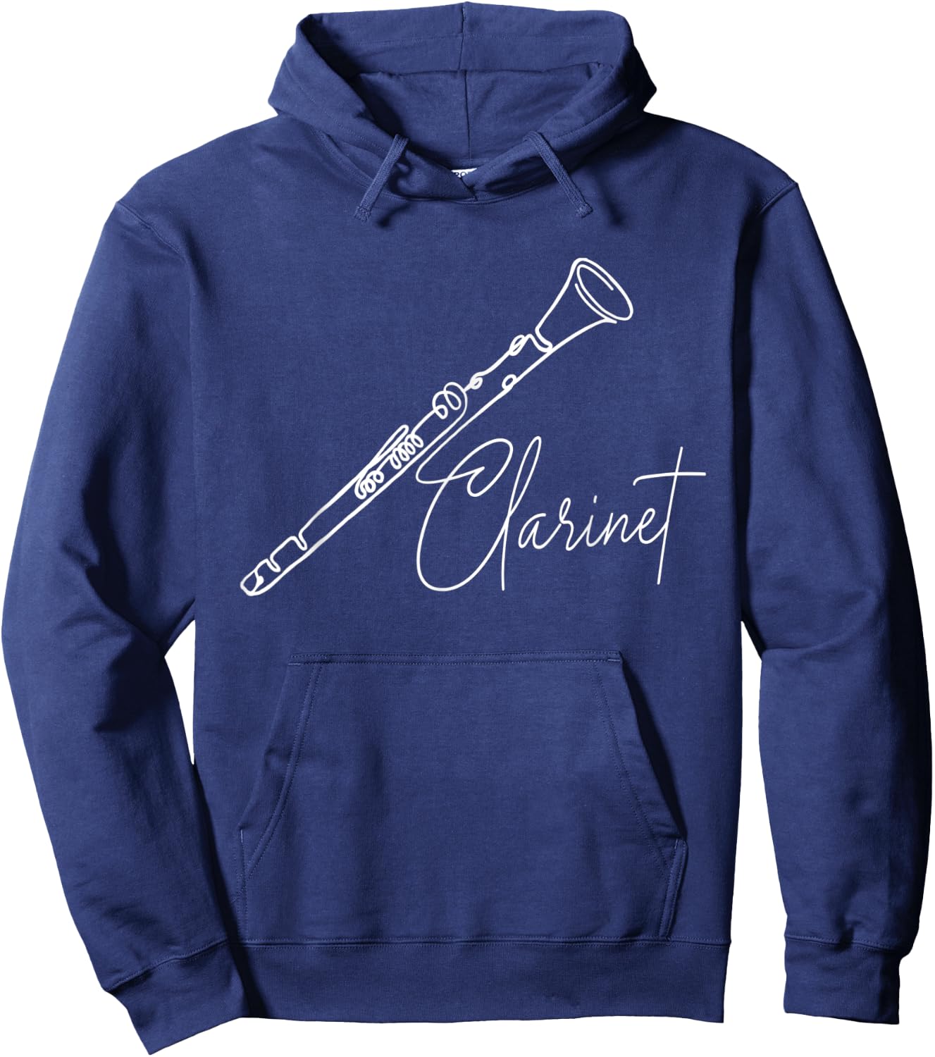 Clarinet - Clarinetist Music Lover Marching Band Hoodie - Hoodie | Navy
