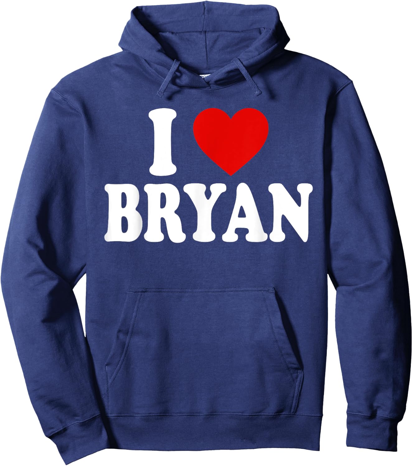 I Heart Love Bryan Hoodie - Hoodie | Navy