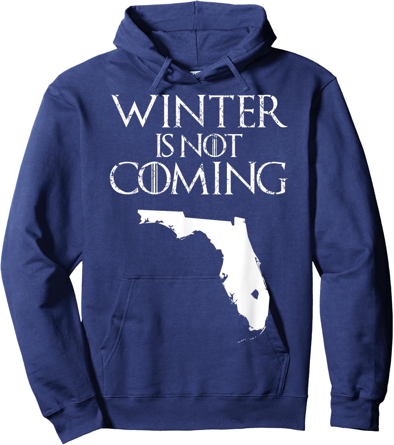 Winter is not coming T Shirt Funny Christmas FL USA gift Hoodie - Hoodie | Navy