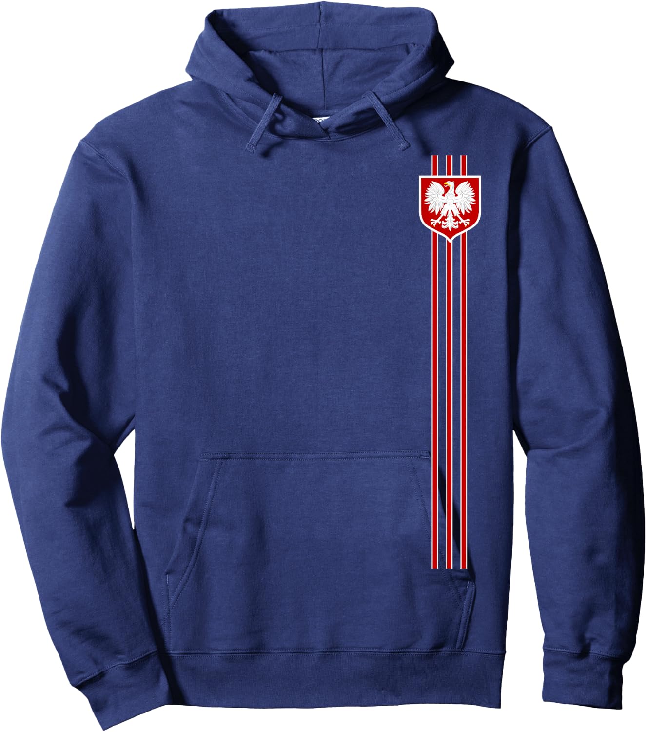 Poland For Gift Poland Poland Warsaw Flag , Black, S Hoodie - Hoodie | Navy