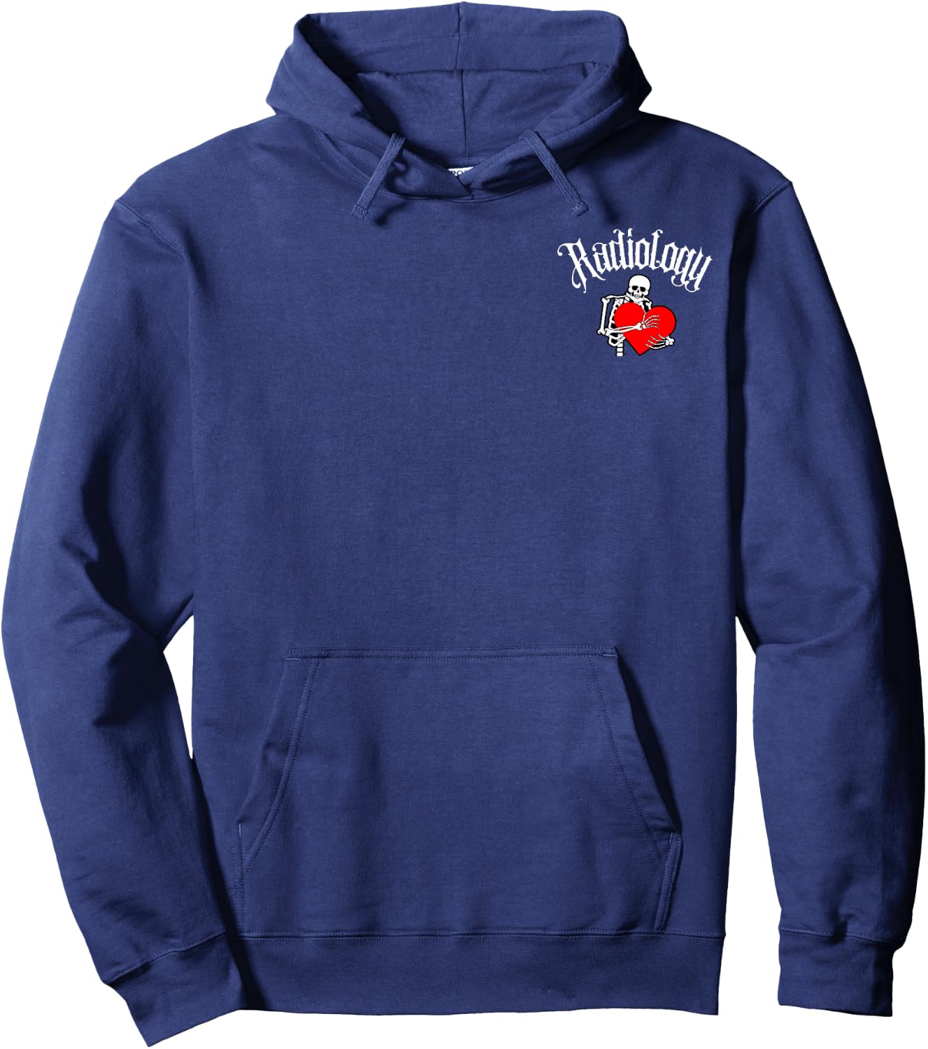 Rad Have Big Hearts X-Ray Funny Radiology Valentines Hoodie - Hoodie | Navy