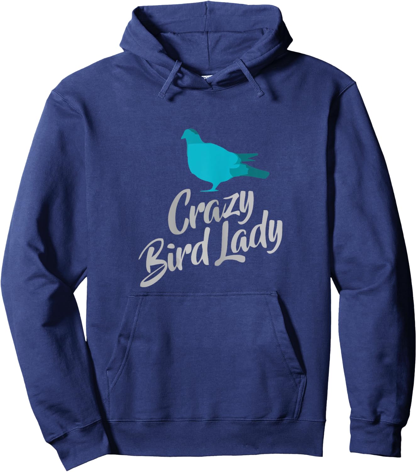 Crazy Bird Lady - Funny Hoodie - Hoodie | Navy